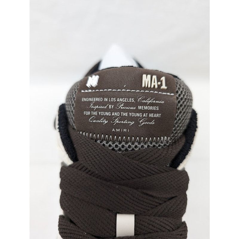 Amiri o1rshd1 Q: 3 / MA-1 Low-Top Sneakers in Brown Size US 13 / EU 46 - 7 Thumbnail
