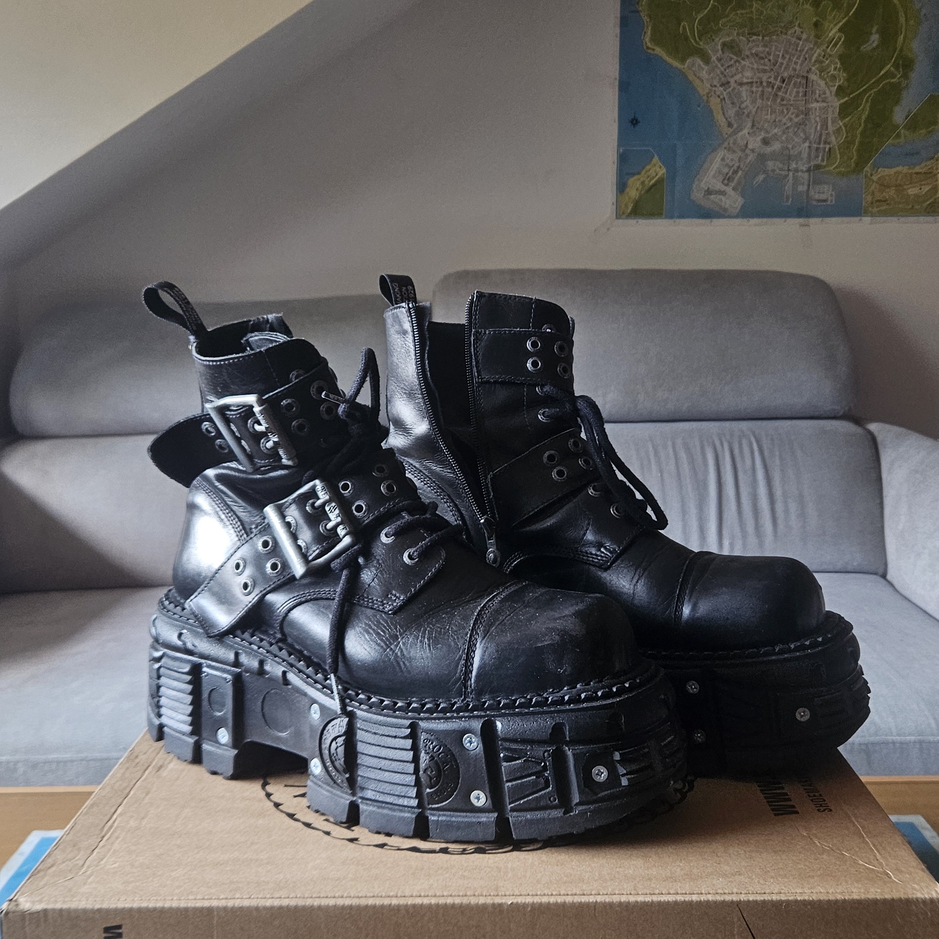New Rock New Rock M-106-S112 in Black | Grailed