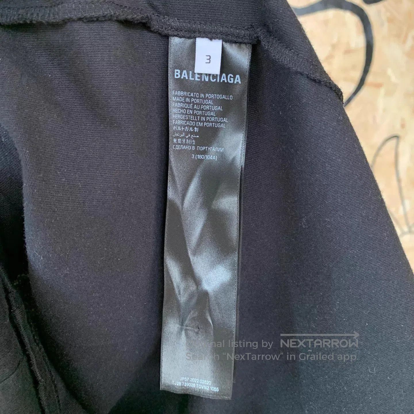 Balenciaga Black Graphic Short Sleeve Shirt. Size US L / EU 52-54 / 3 - 7 Thumbnail