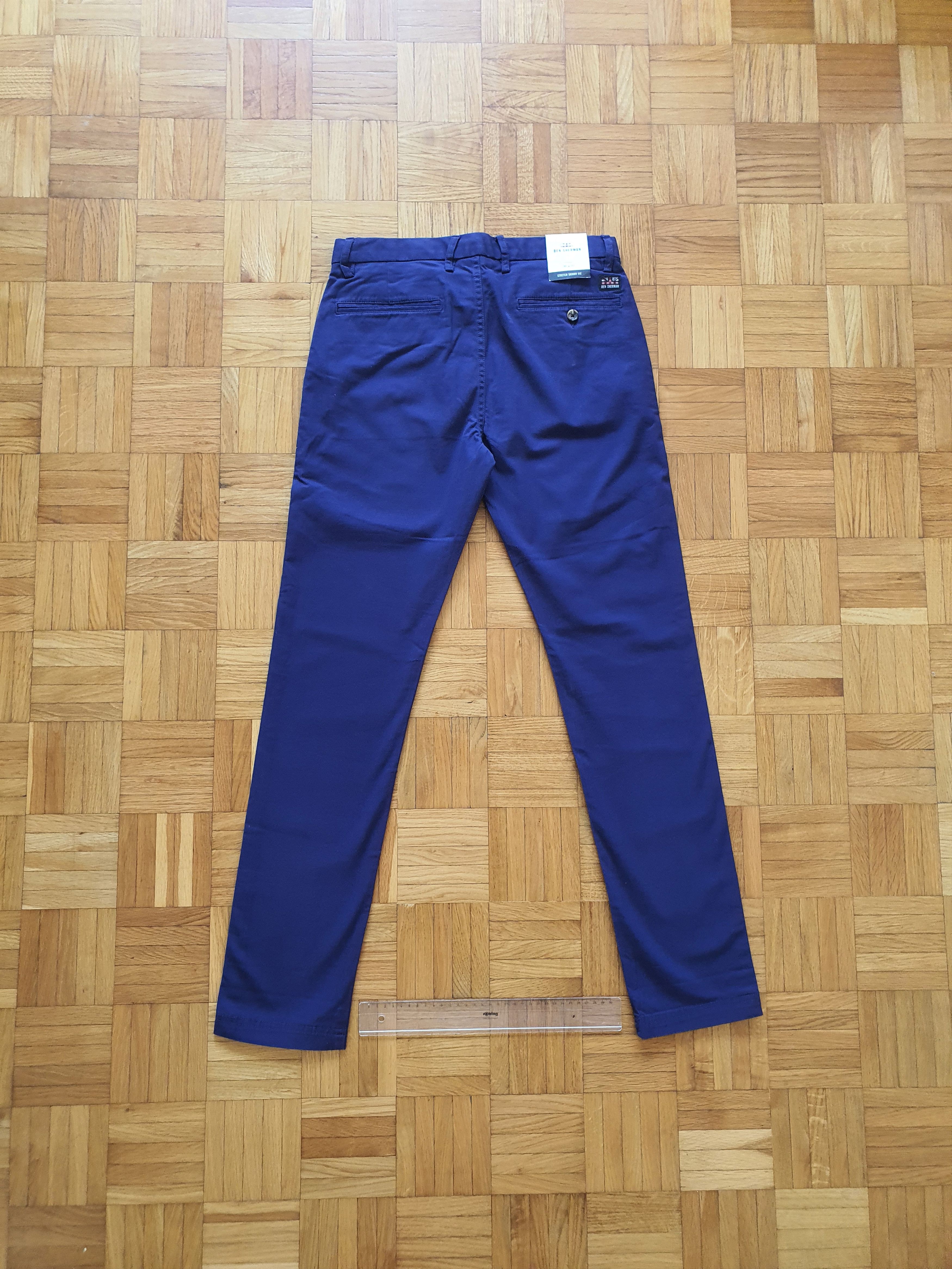 Ben Sherman Skinny Stretch Chinos (Pants Trousers) - BNWT - W30 L32 Size US 30 / EU 46 - 2 Thumbnail