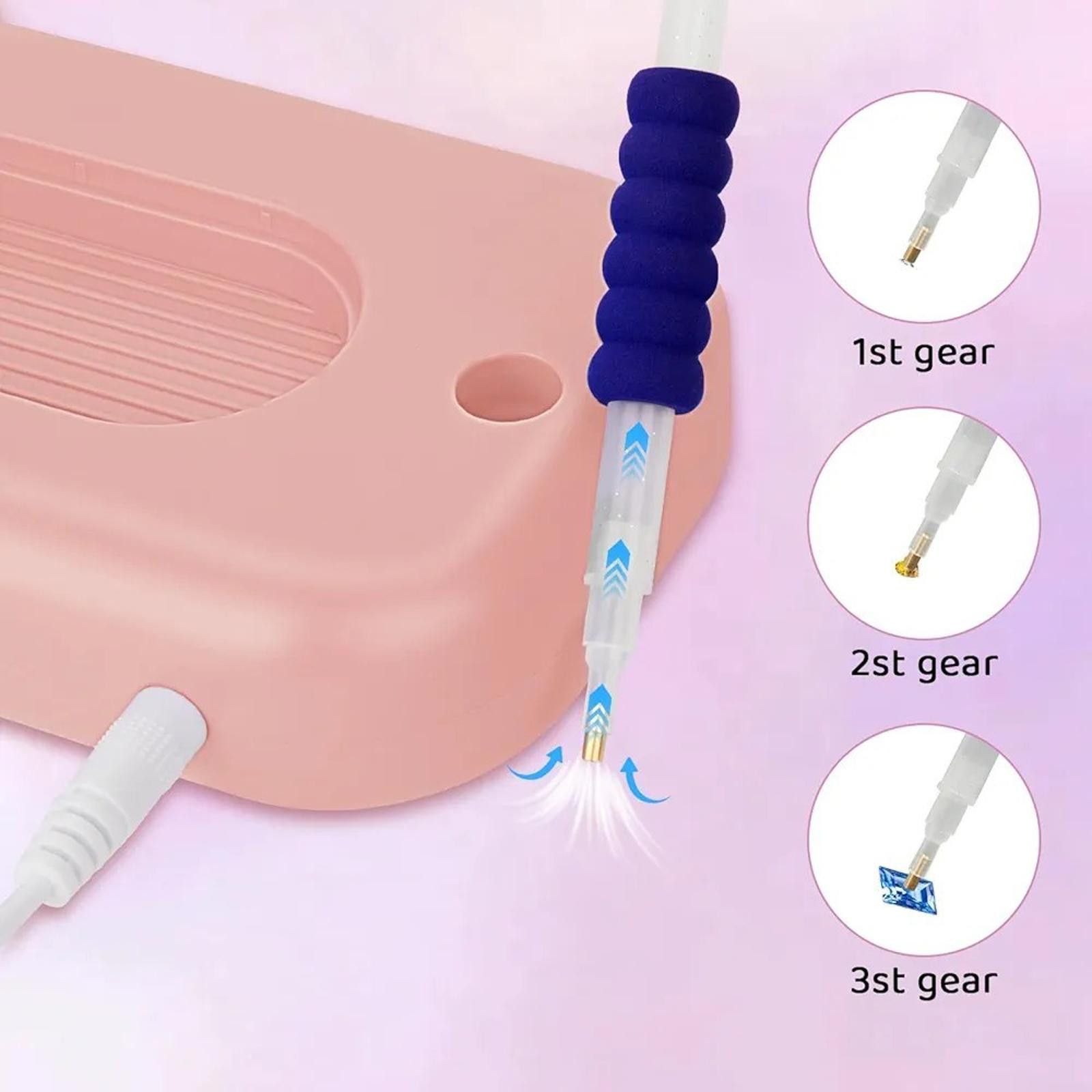 Unwanted Electric Diamond Art Pen Kit with Vacuum Tools purple Size ONE SIZE - 2 Thumbnail