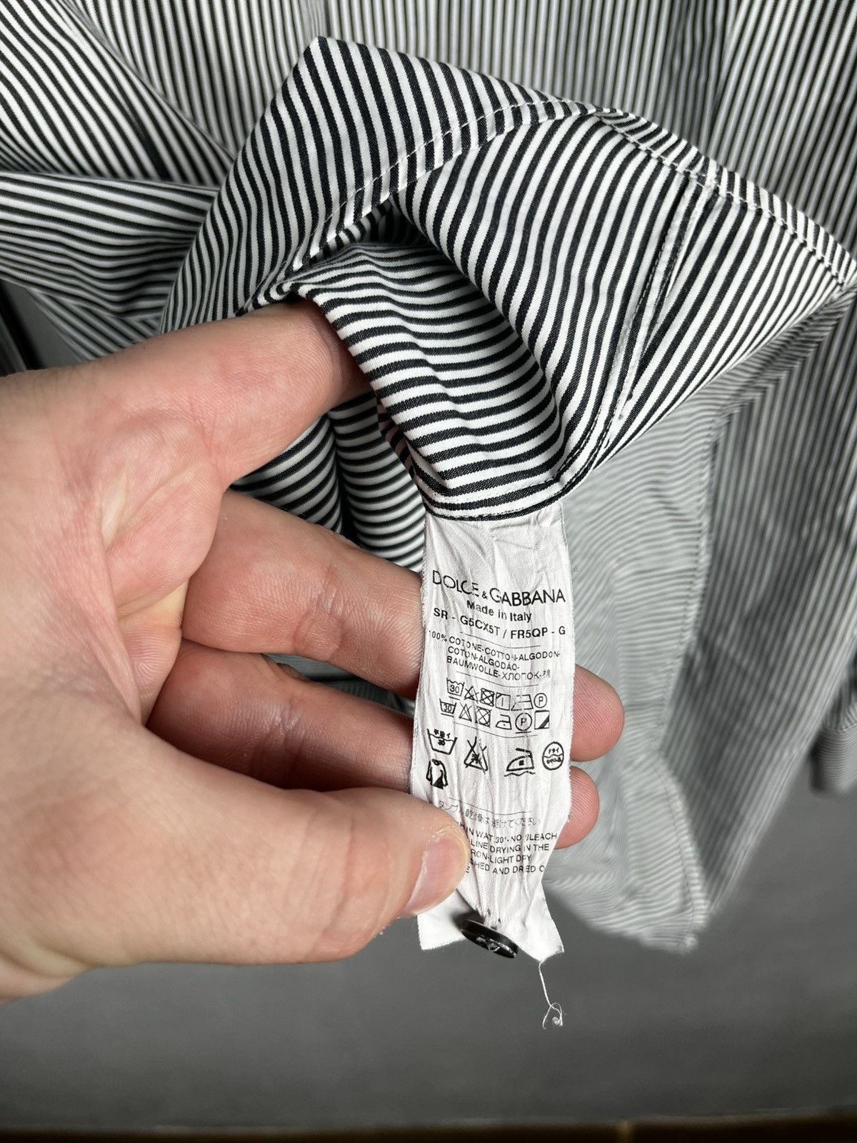 Dolce & Gabbana Dolce Gabbana button old money shirt Size US L / EU 52-54 / 3 - 6 Thumbnail
