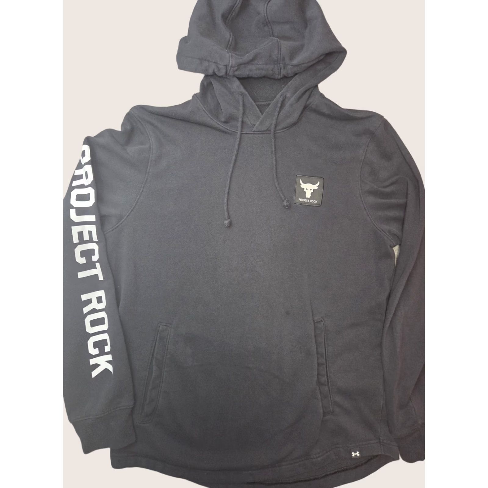 Under Armour Under Armour UA PROJECT ROCK Pullover Hoodie Sweatshirt Mens M Black Size US M / EU 48-50 / 2 - 1 Thumbnail
