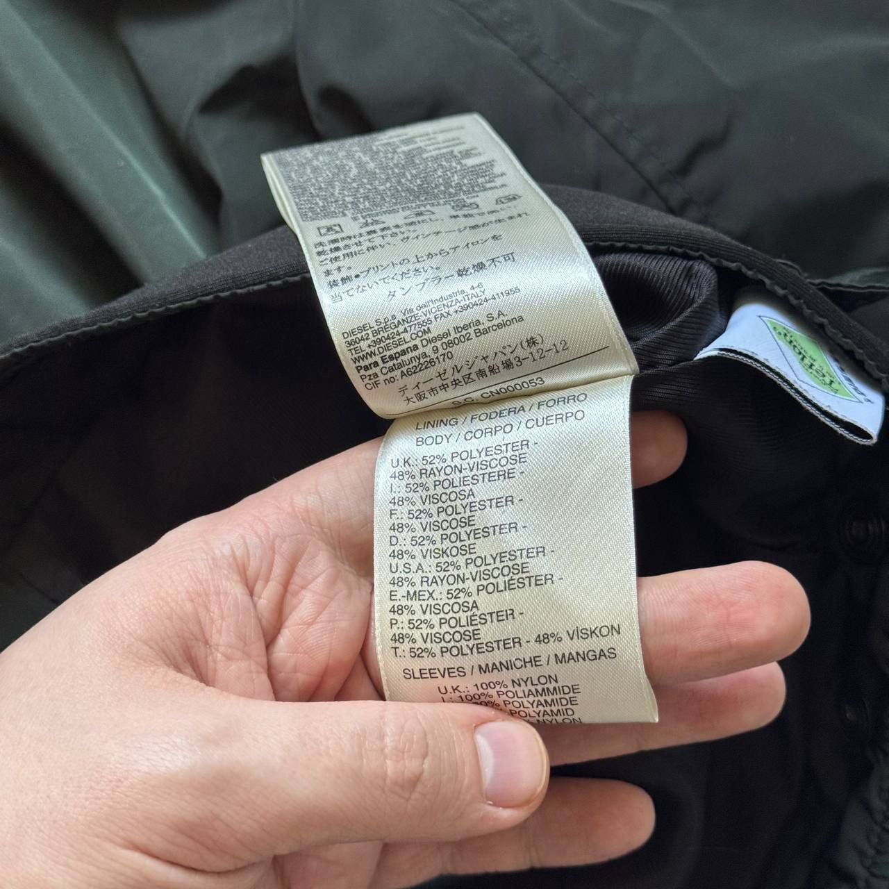 Diesel Diesel Nylon Utility Biker Moto Teflon Bomber Jacket Size US XL / EU 56 / 4 - 10 Thumbnail