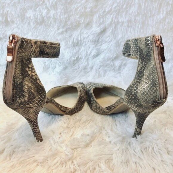 Chinese Laundry Chinese Laundry Heels 6.5 D’Orsay 4” Solitaire Snake Cocktai Size US 6.5 / IT 36.5 - 5 Thumbnail
