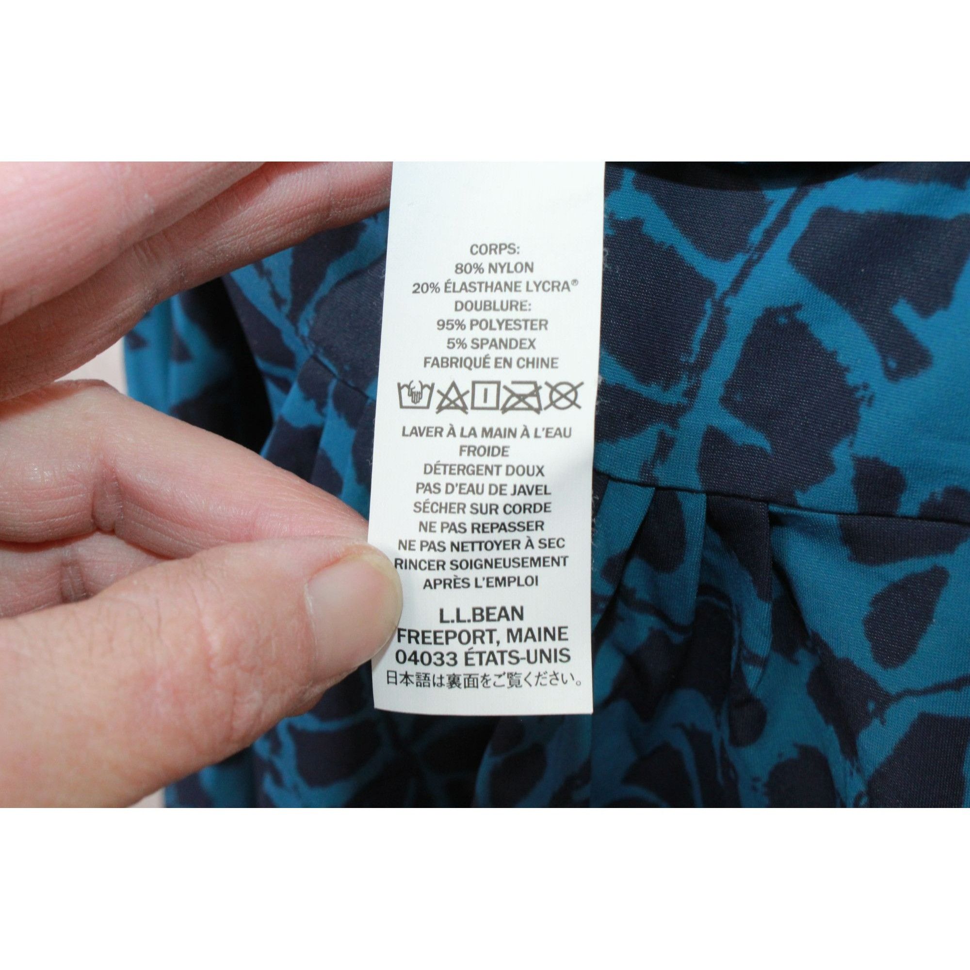 L.L. Bean × Swims LL Bean Women's Shaping Swimwear Soft Drape Tankini Top Size M / US 6-8 / IT 42-44 - 9 Thumbnail