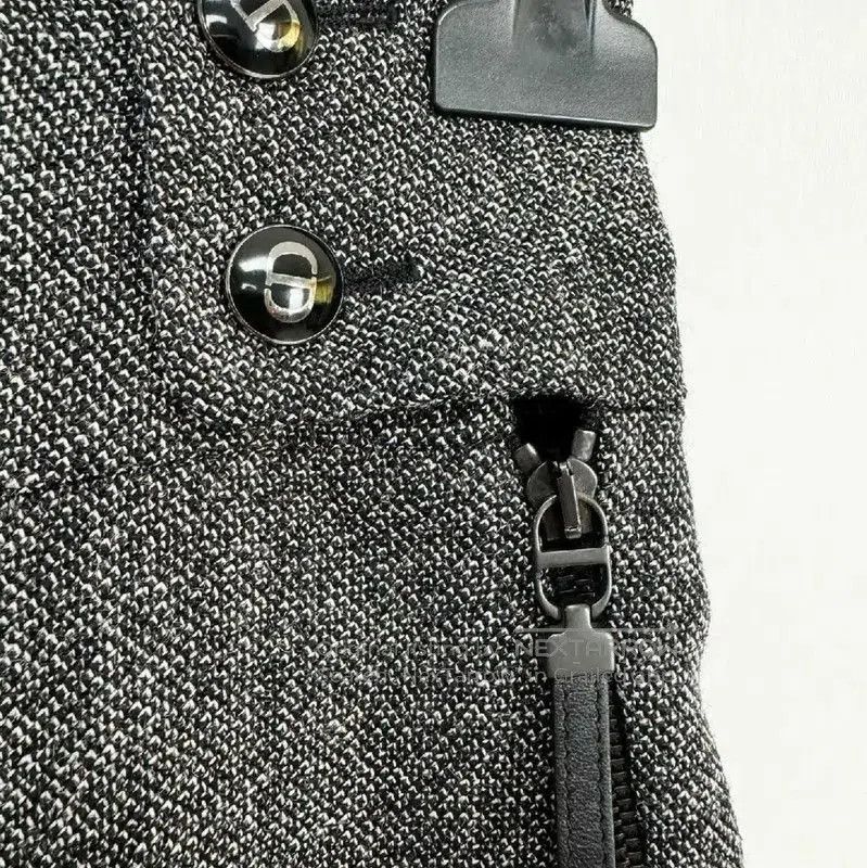 Dior Dior Women's Grey Wool Casual Pants . Size 23" - 4 Thumbnail