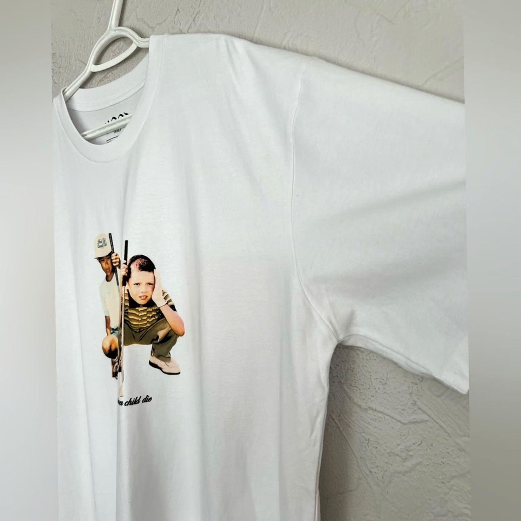 CO Hood Golf Co UK “Never Let Inner Child Die” Tee SIZE XXL Men White Graphic Tee Hood Golf Co UK Sold Out Rare Graphic TEE 2XL Mens Size US XXL / EU 58 / 5 - 3 Thumbnail