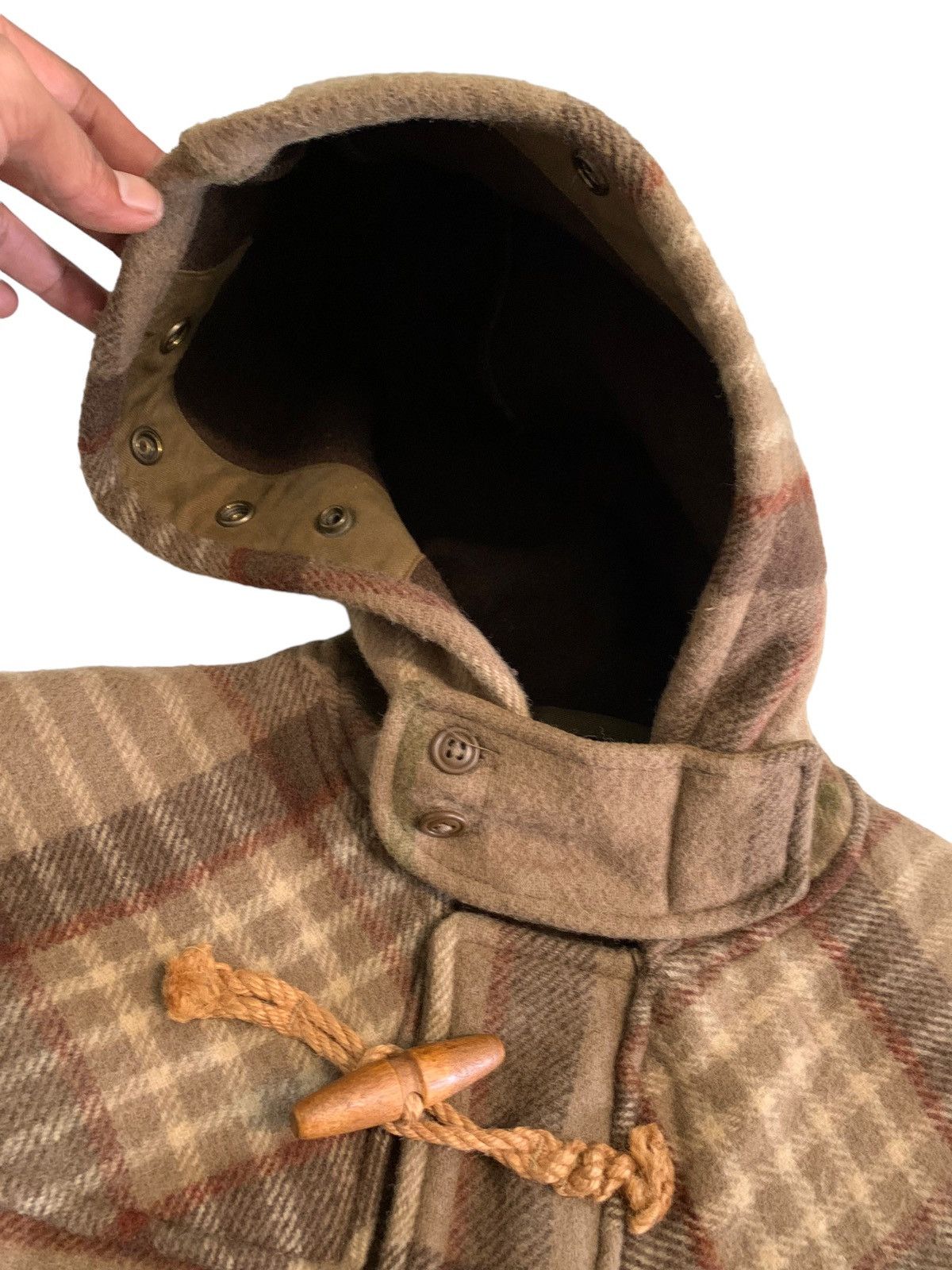Polo Ralph Lauren Ralph Lauren Calhoun Plaid Wool Blend Duffer LongCoat Size US M / EU 48-50 / 2 - 6 Thumbnail