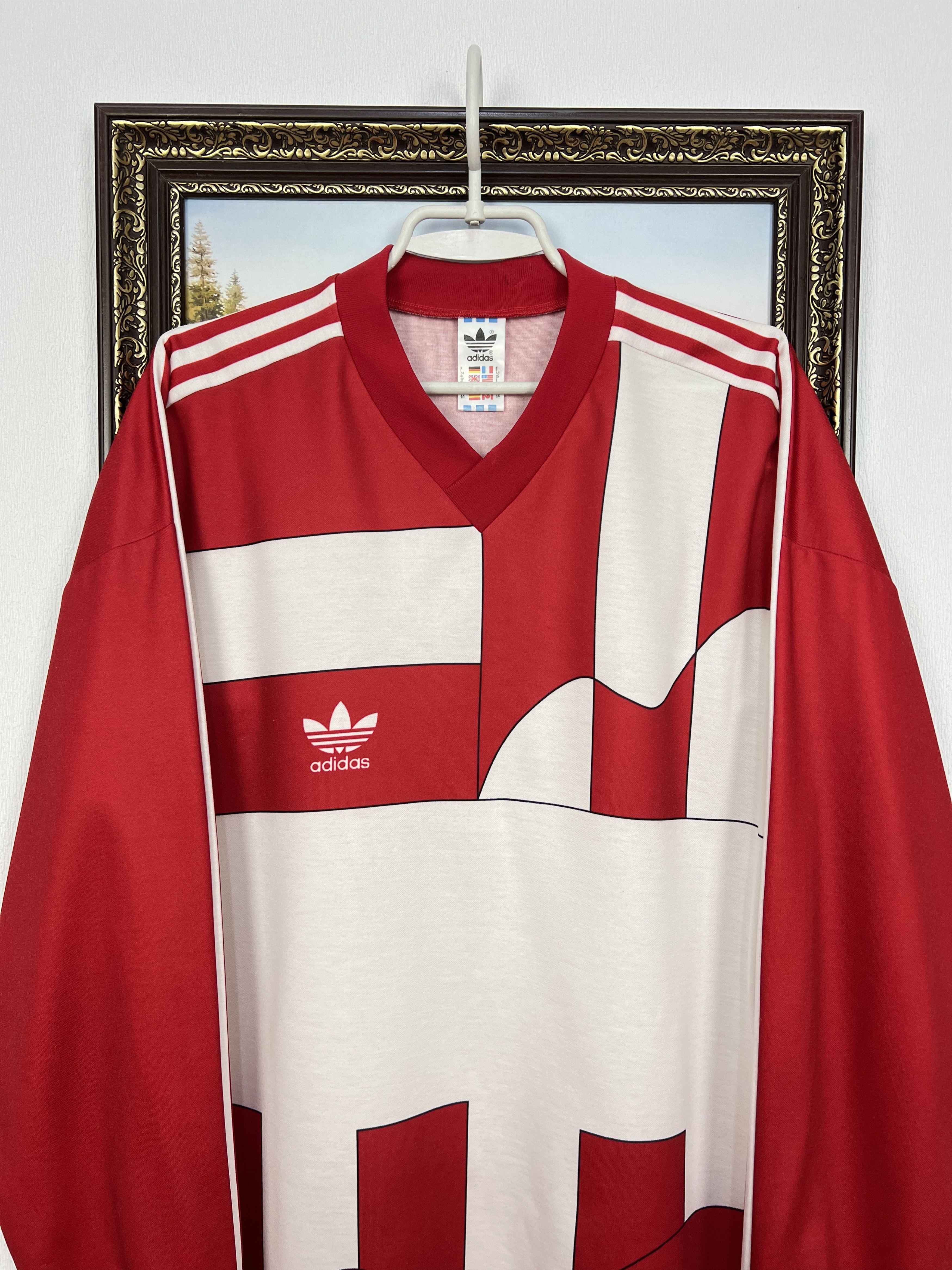 Adidas Sion football shirt 1990 Soccer Jersey Template Adidas Tee Size US L / EU 52-54 / 3 - 2 Thumbnail