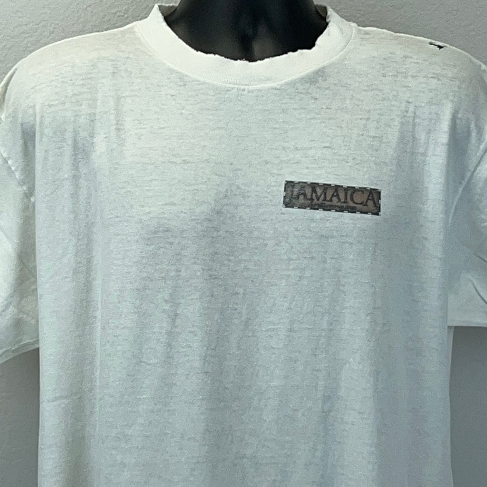 Vintage Vintage 90s Distressed Jamaica T Shirt XL X-Large Size US XL / EU 56 / 4 - 12 Thumbnail