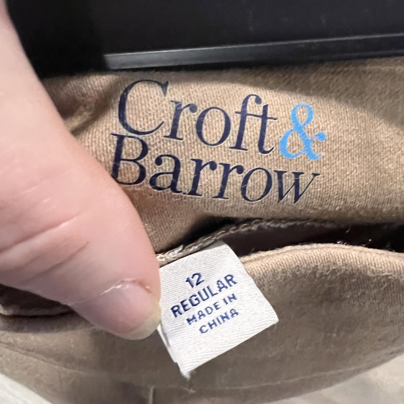 Unknown London Croft and Barrow Women's Casual Beige Pants Size 30" / US 8 / IT 44 - 3 Thumbnail