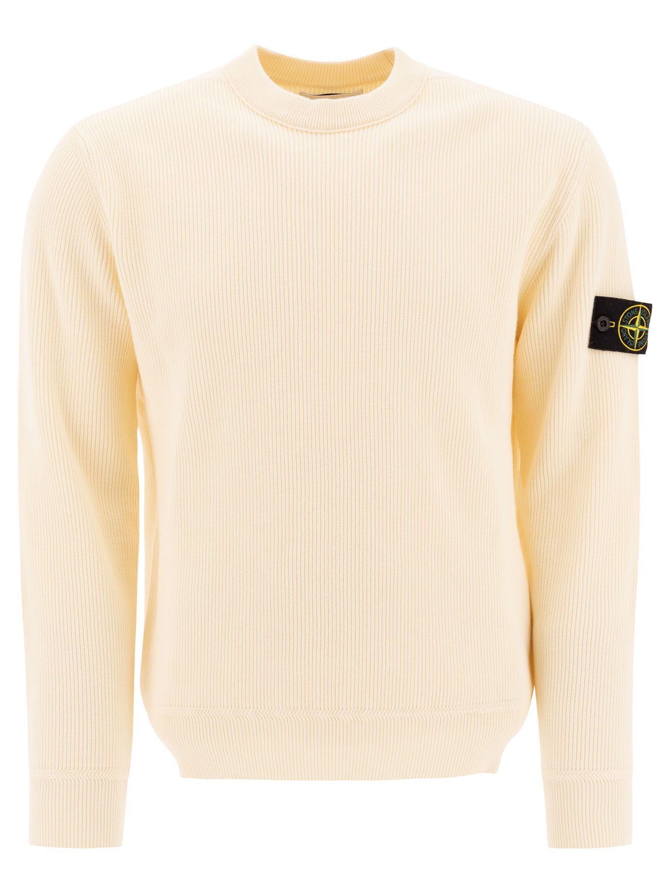 Knitwear Stone Island Mustard Jumper Stone Island Knitwear Tag
