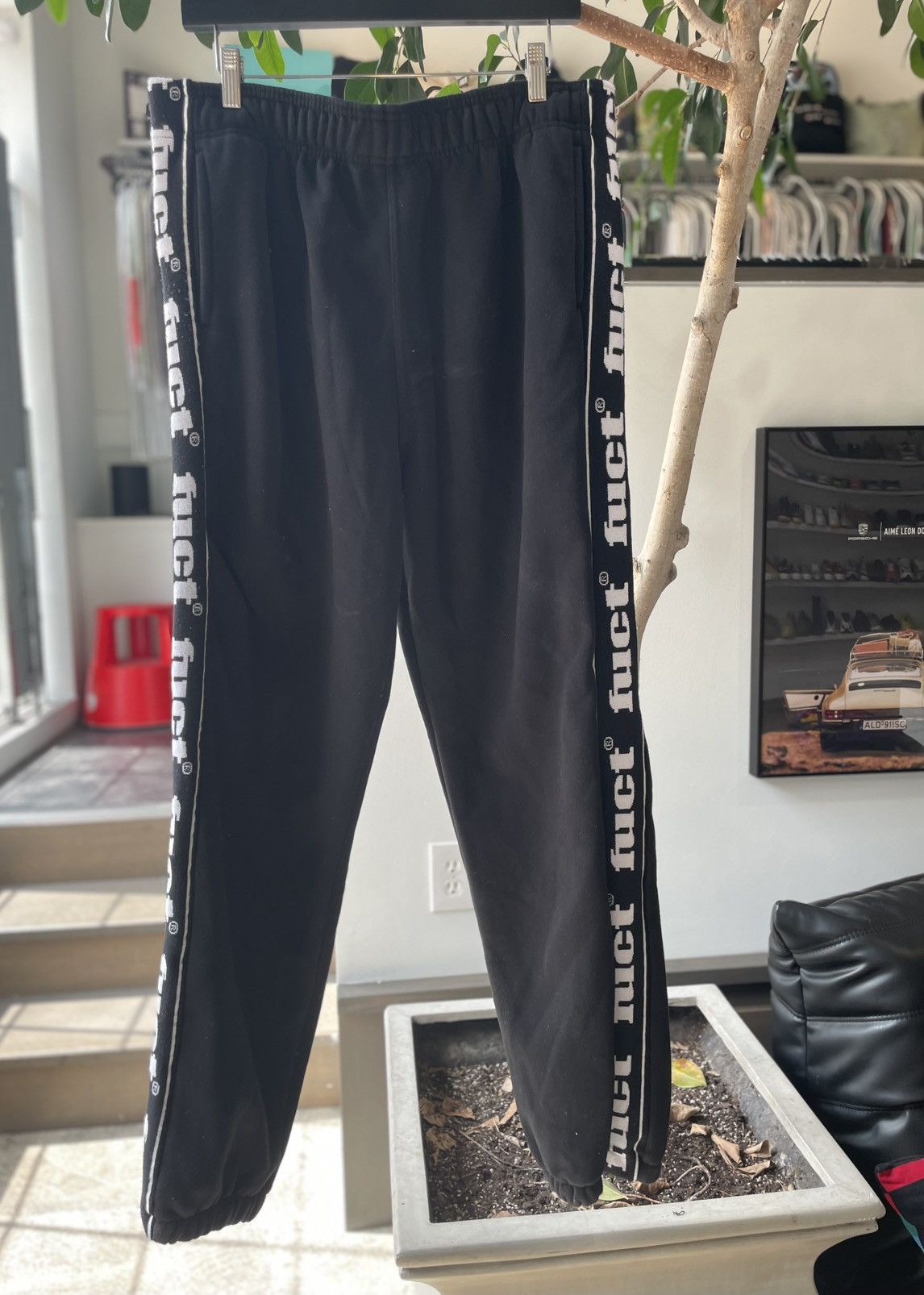 FUCT FUCT og logo ribbed sweatpant Size US 42 / EU 58 - 1 Thumbnail