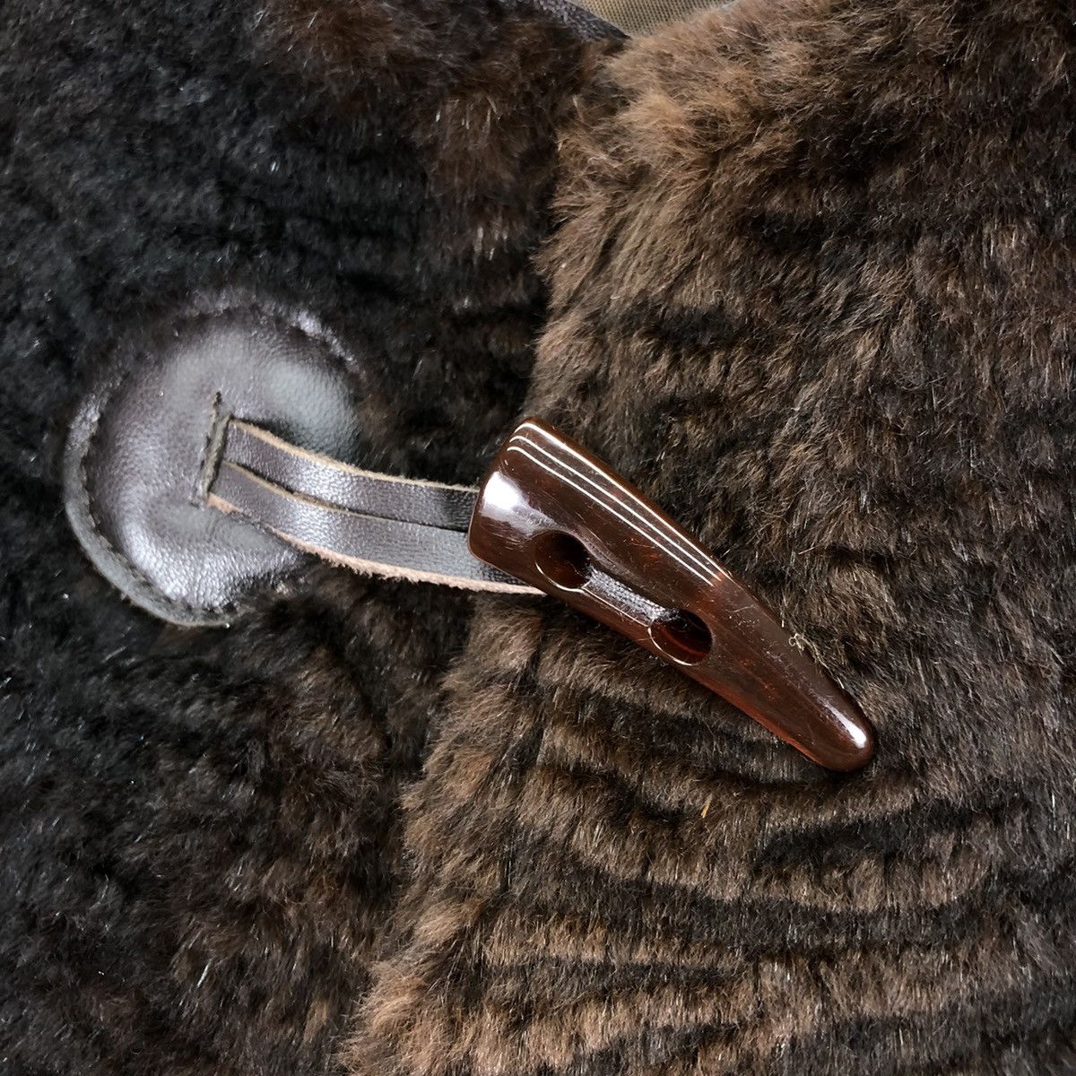Sandro Sandro 100% Rabbit Fur Jacket Toggle Button Short Sleeve Size XS / US 0-2 / IT 36-38 - 10 Thumbnail