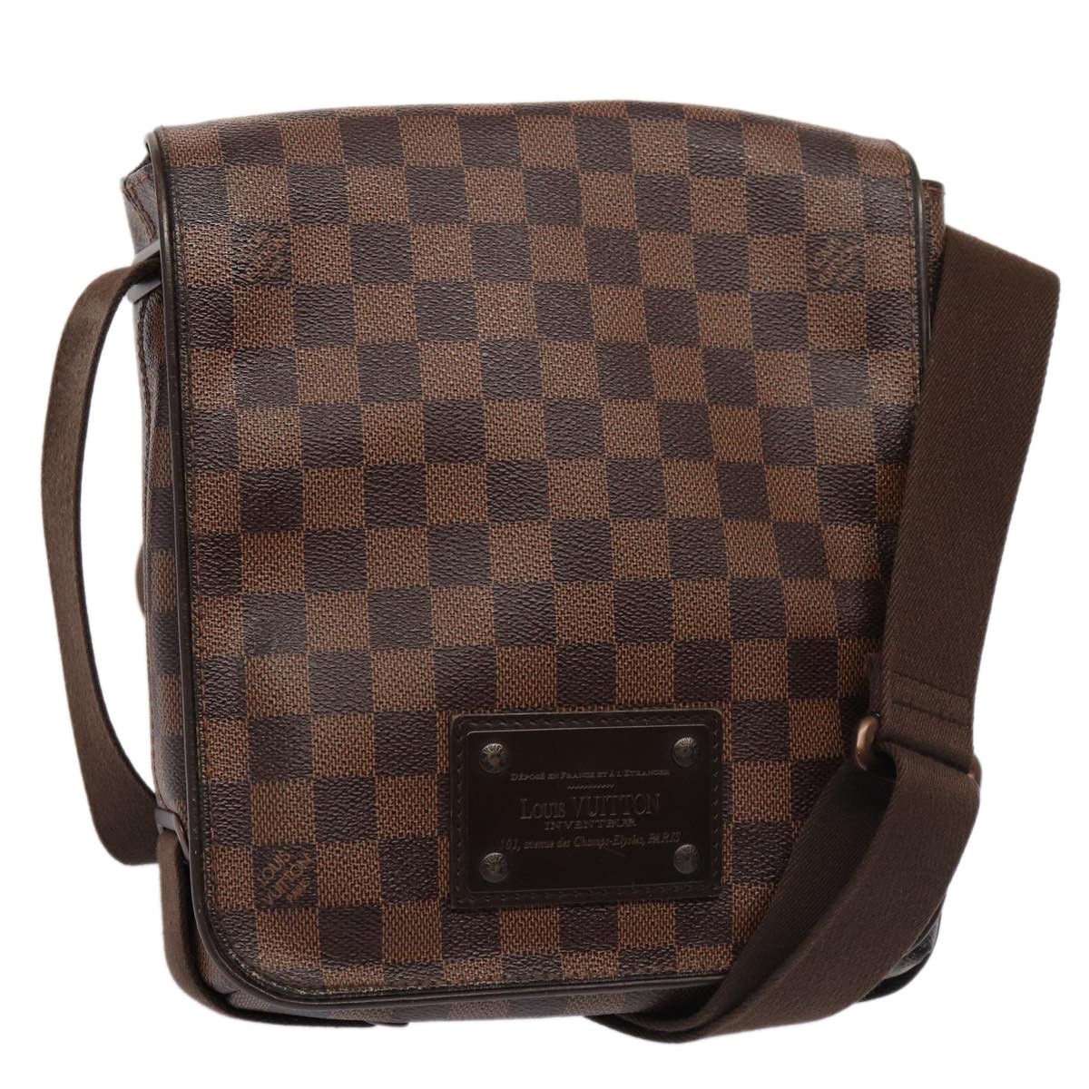 Louis Vuitton Brooklyn Brown Canvas Shoulder Bag (Pre-Owned) Size ONE SIZE - 1 Thumbnail