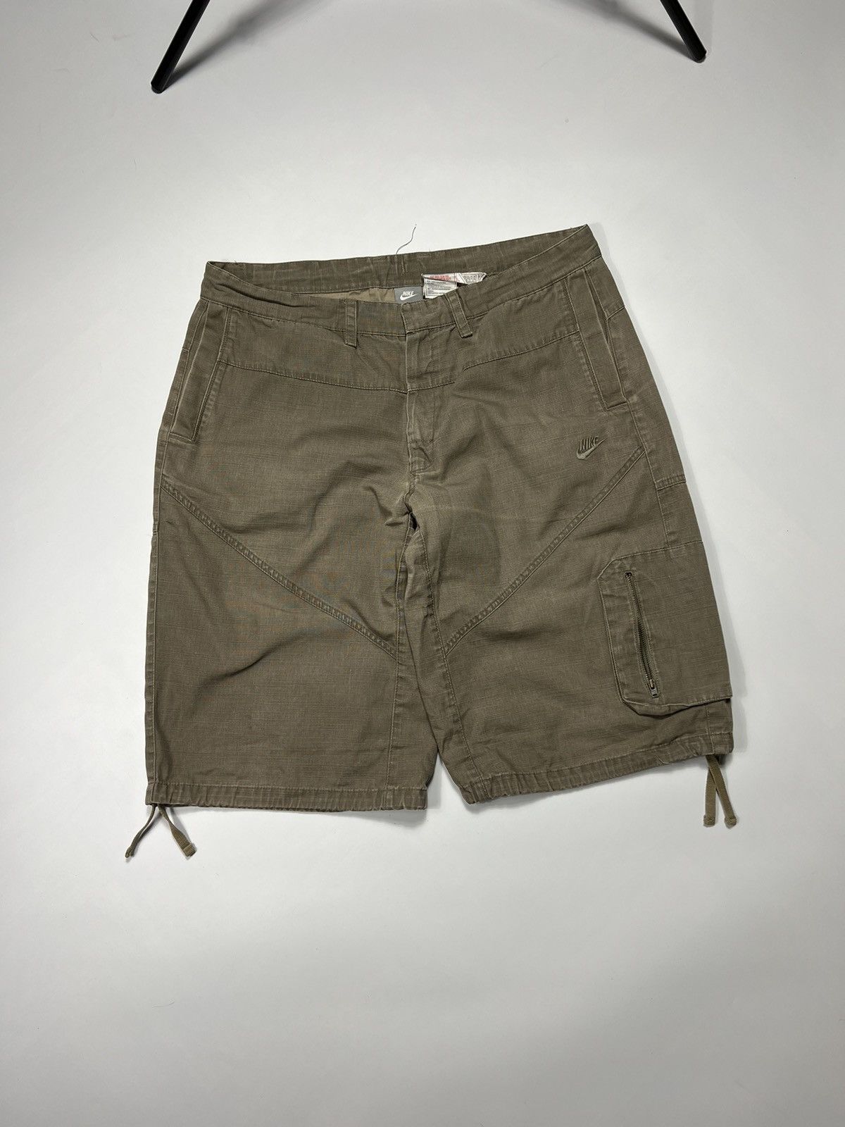 Nike Vintage Nike Corduroy Millitary Style Short Y2K Size US 36 / EU 52 - 1 Thumbnail