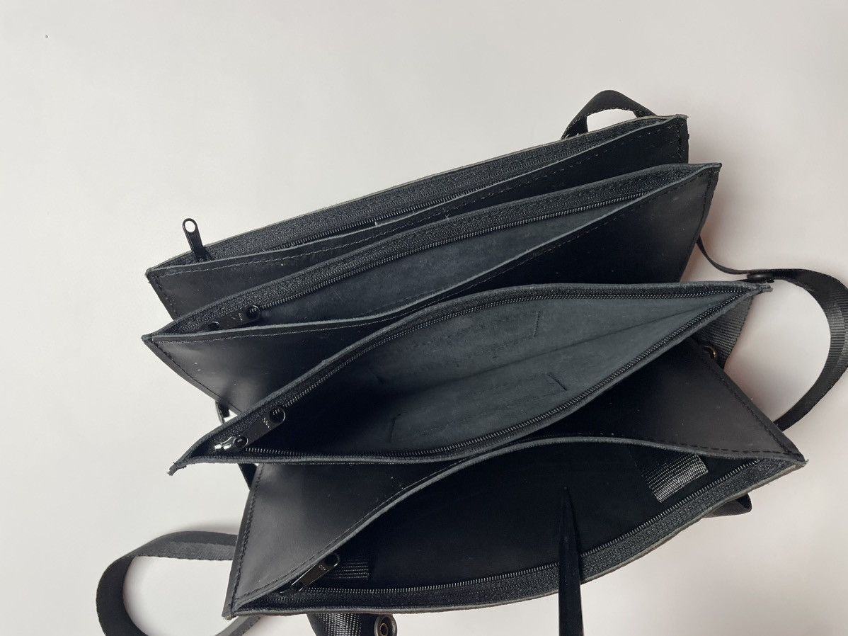 Designer × Handmade Maria Hees Packet leather bag/4 pockets Size ONE SIZE - 6 Thumbnail