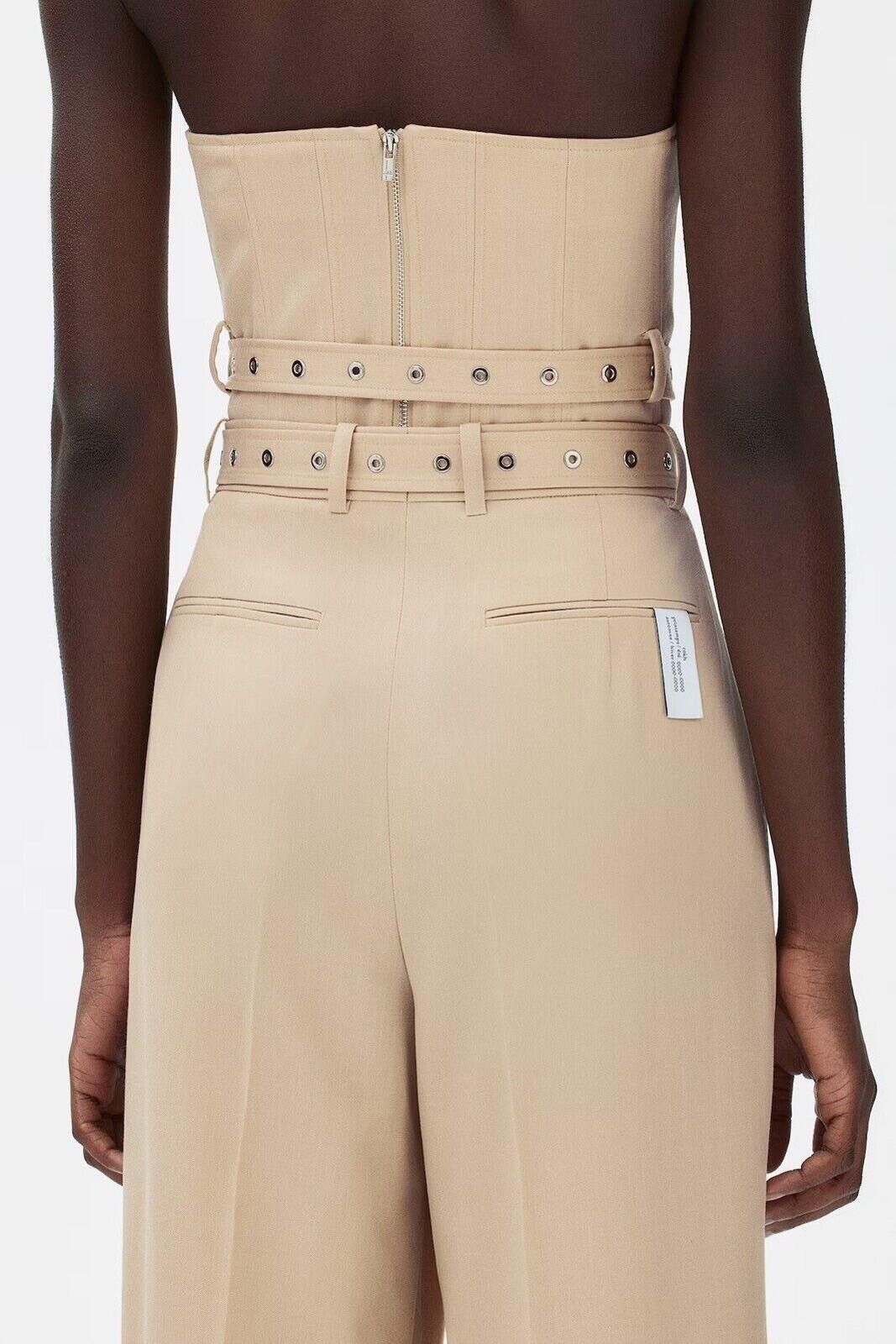 rokh new H&M h m Rokh Hwang 12 40 8 Wool Pants s beige trousers Size 30" / US 8 / IT 44 - 5 Thumbnail