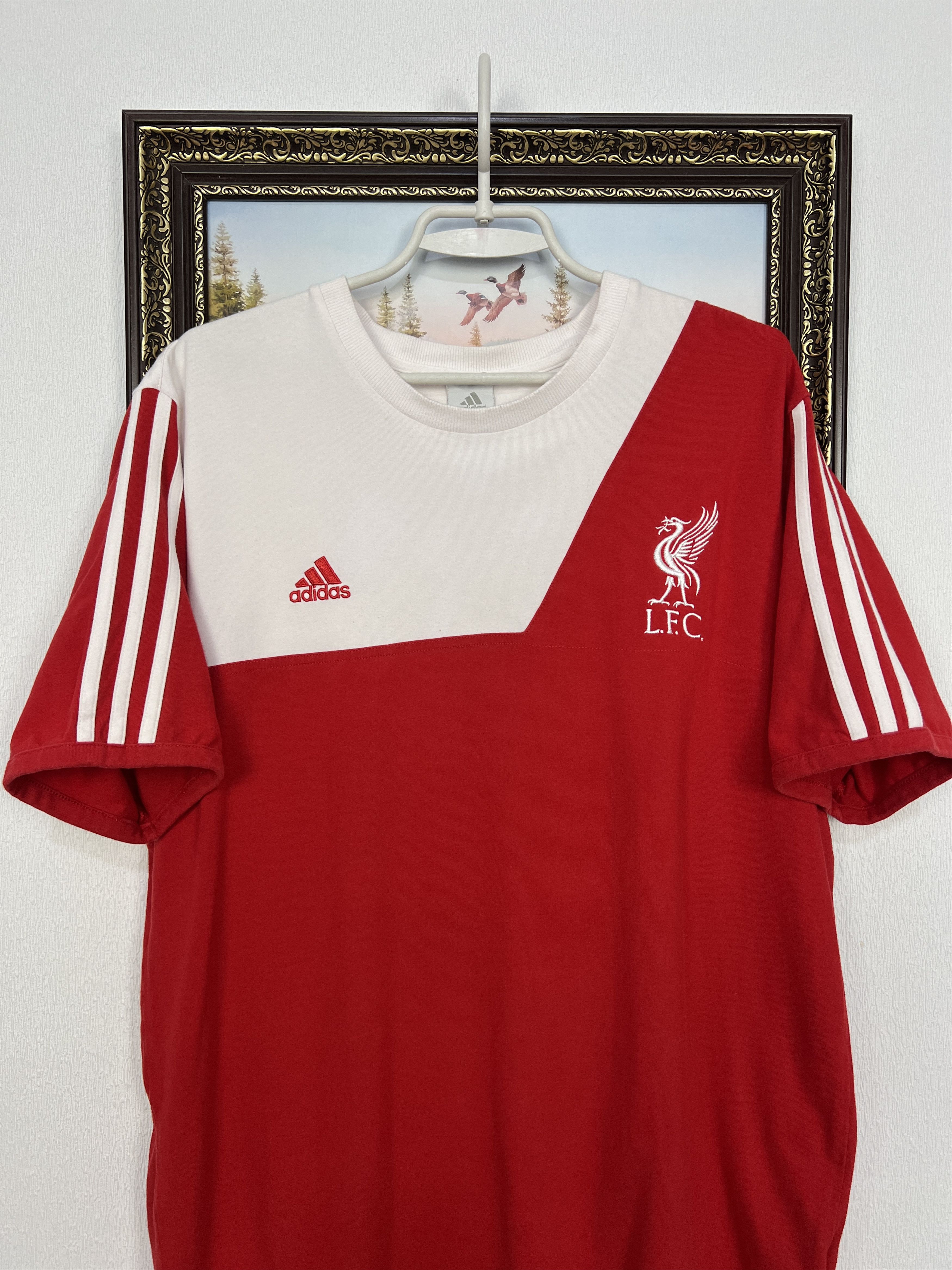 Adidas Vintage Adidas Liverpool Football Train Shirt Soccer Jersey Size US L / EU 52-54 / 3 - 2 Thumbnail