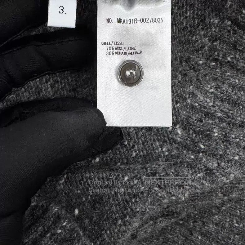 Thom Browne Thom Browne Dark gray side stripe wool knitted sweater Size US L / EU 52-54 / 3 - 4 Thumbnail