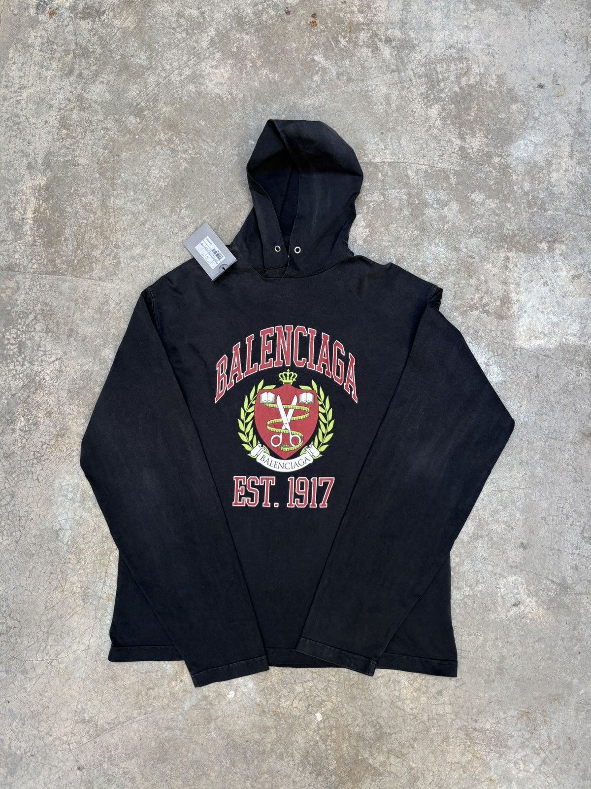 Balenciaga Balenciaga College Hoodie Size US M / EU 48-50 / 2 - 1 Thumbnail