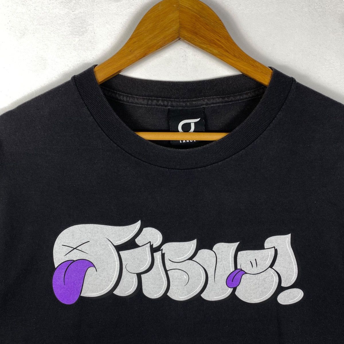 Orisue ORISUE Tongue Kaws Logo Long Sleeve Tee Shirt Large Size Size US L / EU 52-54 / 3 - 2 Thumbnail