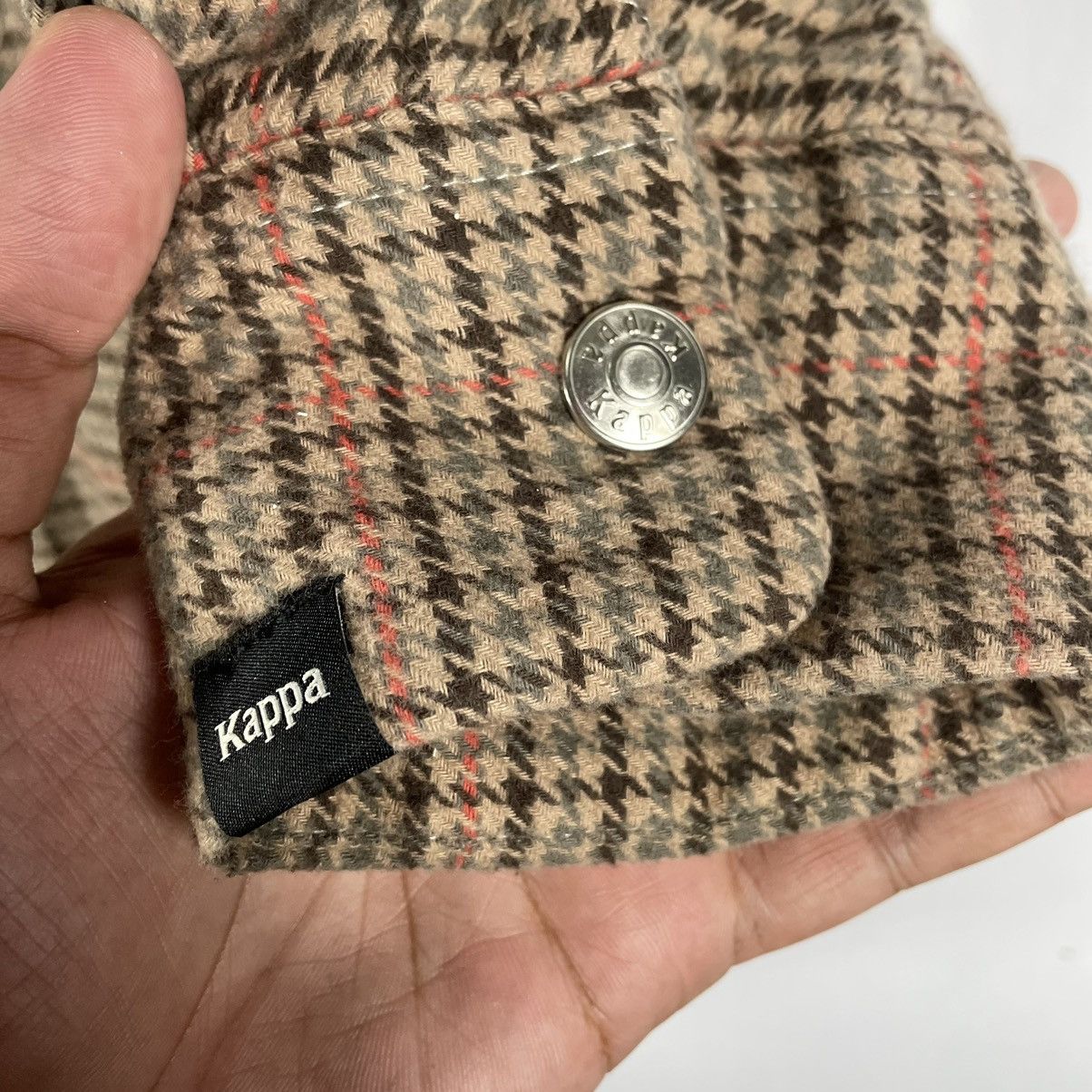 Kappa 🔥Rare🔥Kappa X GU Checkerd Plaid Styles Snap Buttons Jacket Size US M / EU 48-50 / 2 - 12 Thumbnail