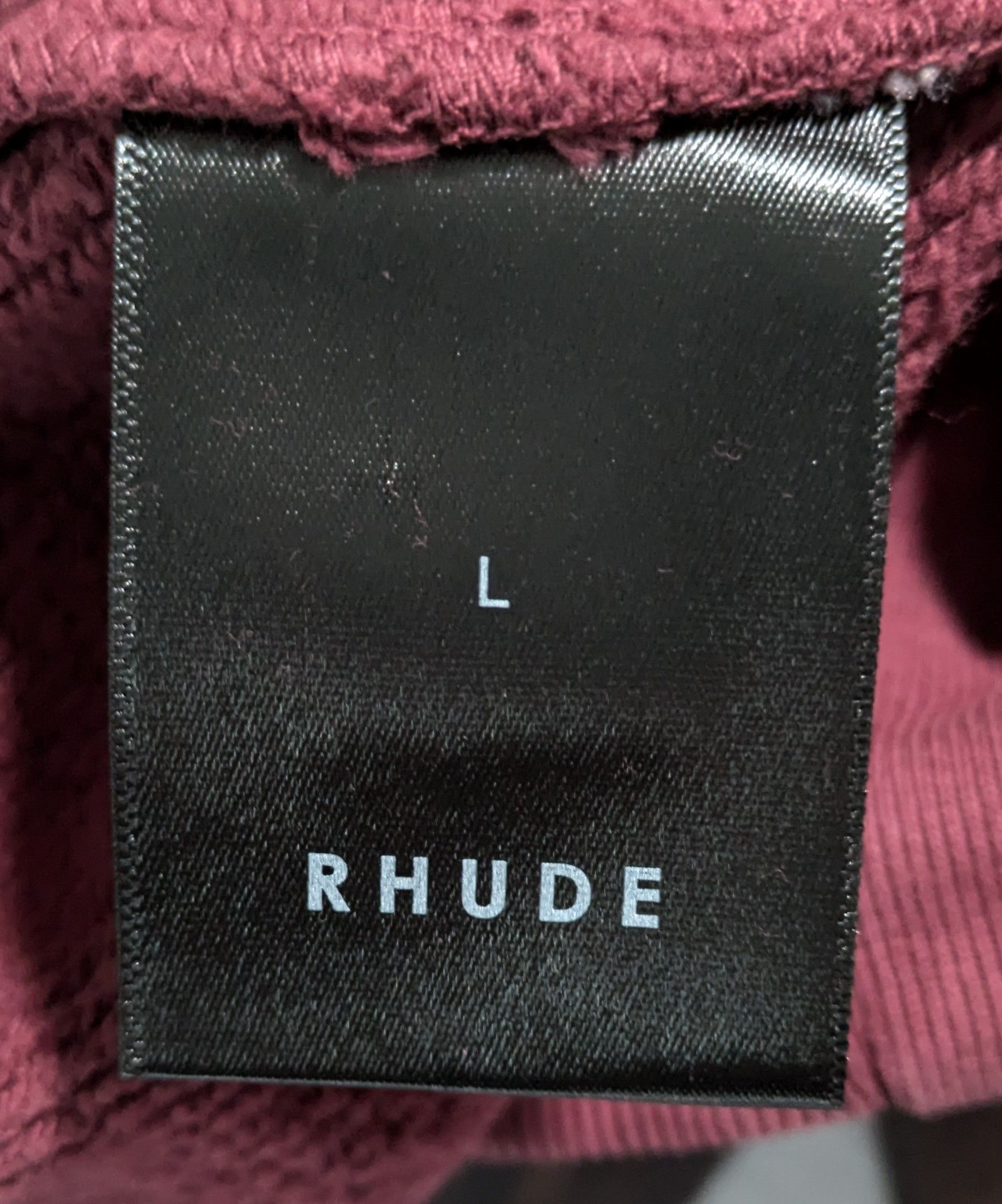 Rhude Logo Crewneck w/ Slit Pockets Size US L / EU 52-54 / 3 - 5 Thumbnail