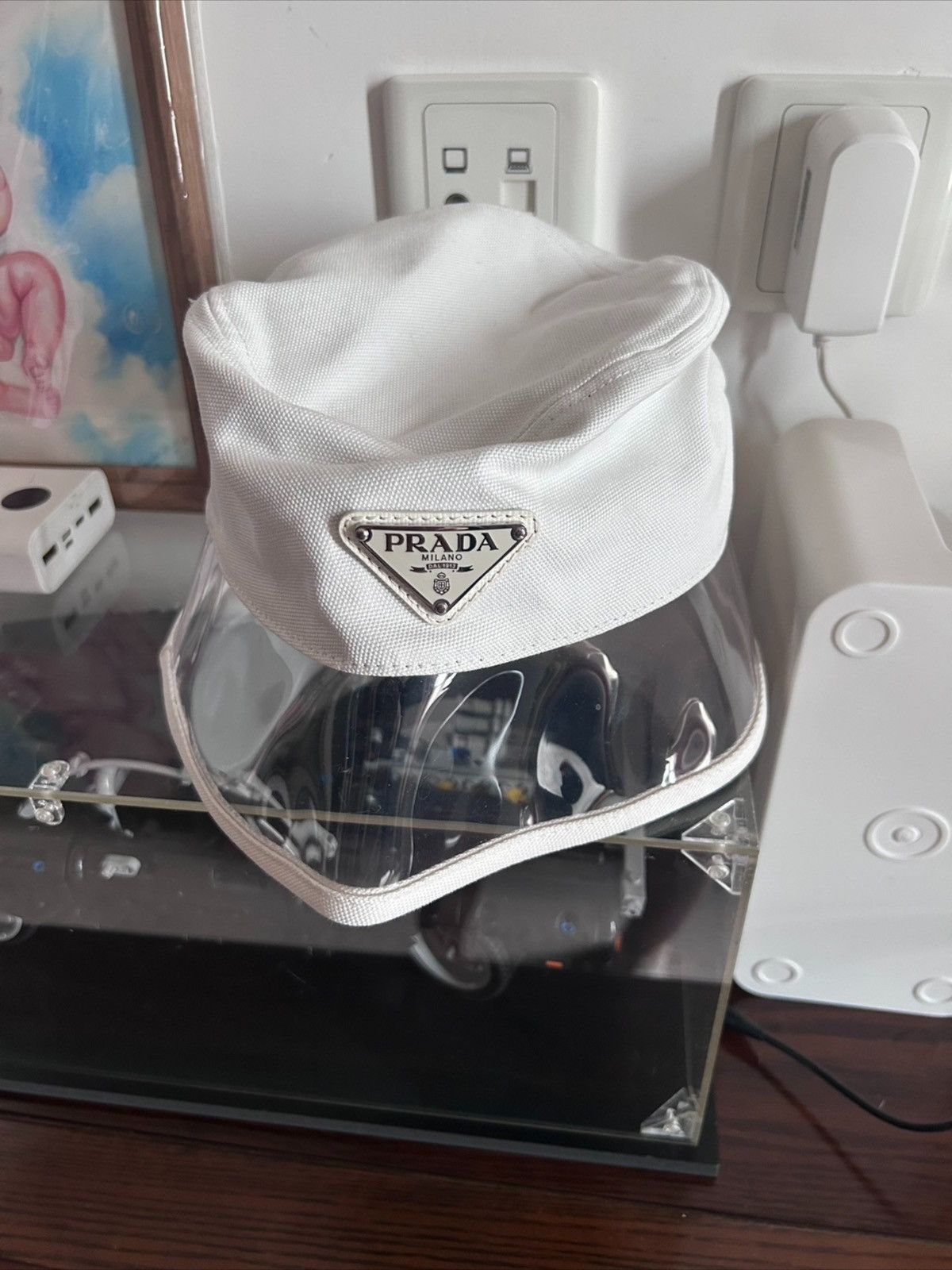 Prada Prada Canvas and PVC Bucket Hat Size ONE SIZE - 1 Thumbnail