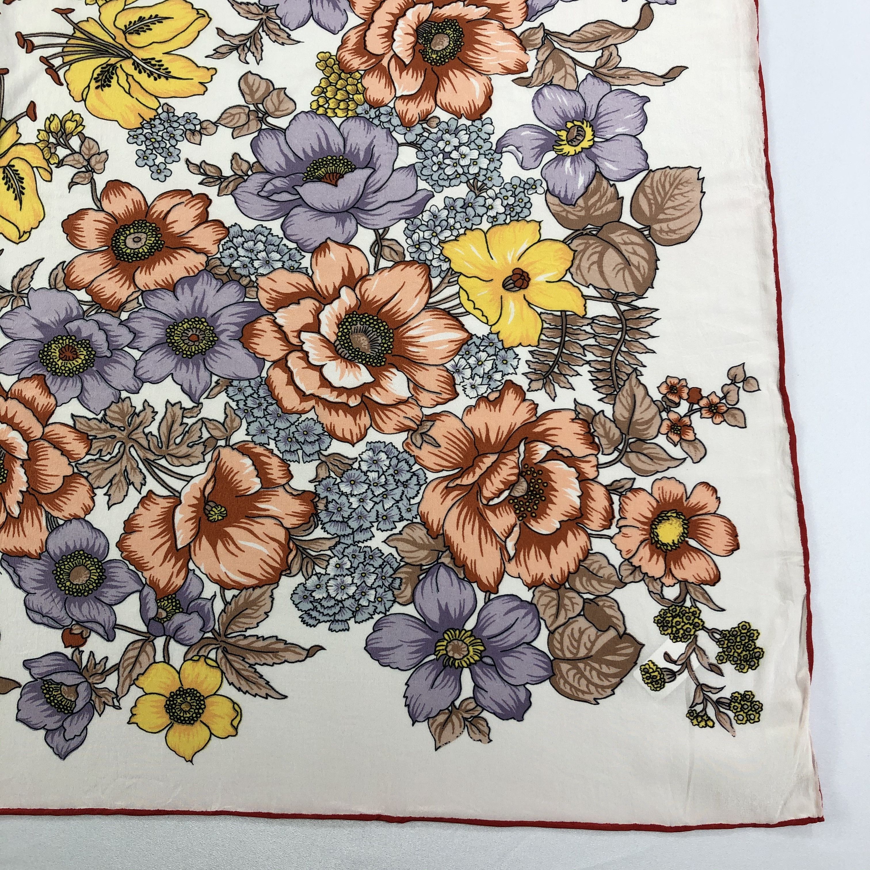 Vintage Vintage Silk Scarf Size ONE SIZE - 4 Thumbnail