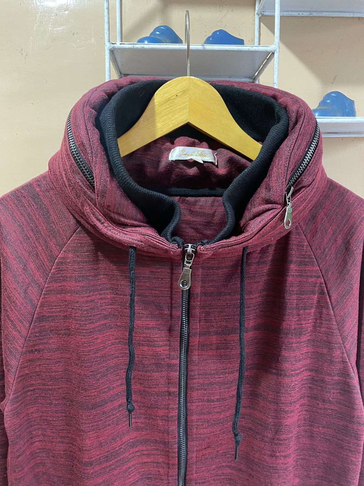 Hysteric Glamour Japanese Goa Style Bono Hoodie Redvelvet Size US M / EU 48-50 / 2 - 2 Thumbnail