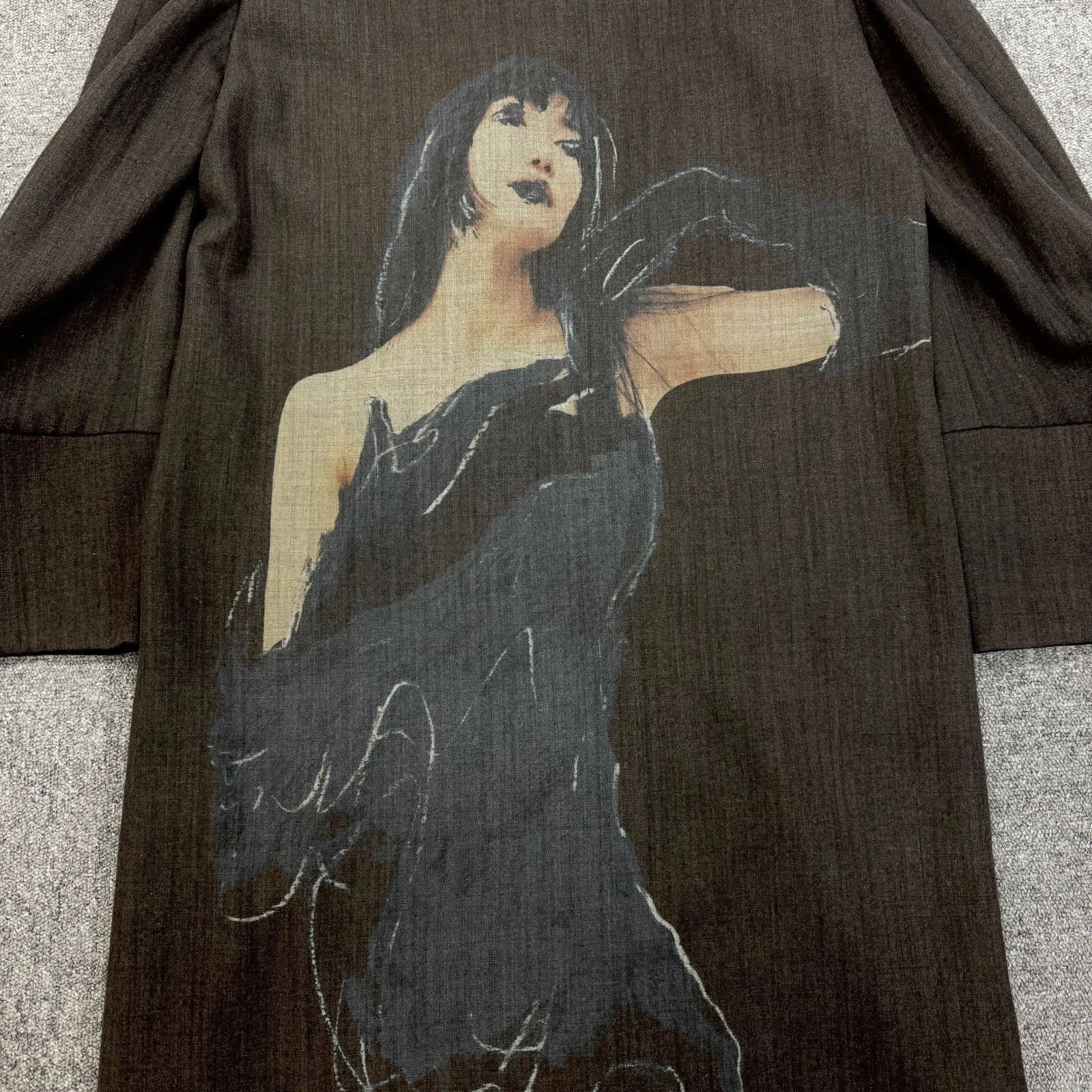 Yohji Yamamoto yohji yamamoto pour homme 24AW WOMEN PRINT 20BS LONG JACKET Size US M / EU 48-50 / 2 - 3 Thumbnail