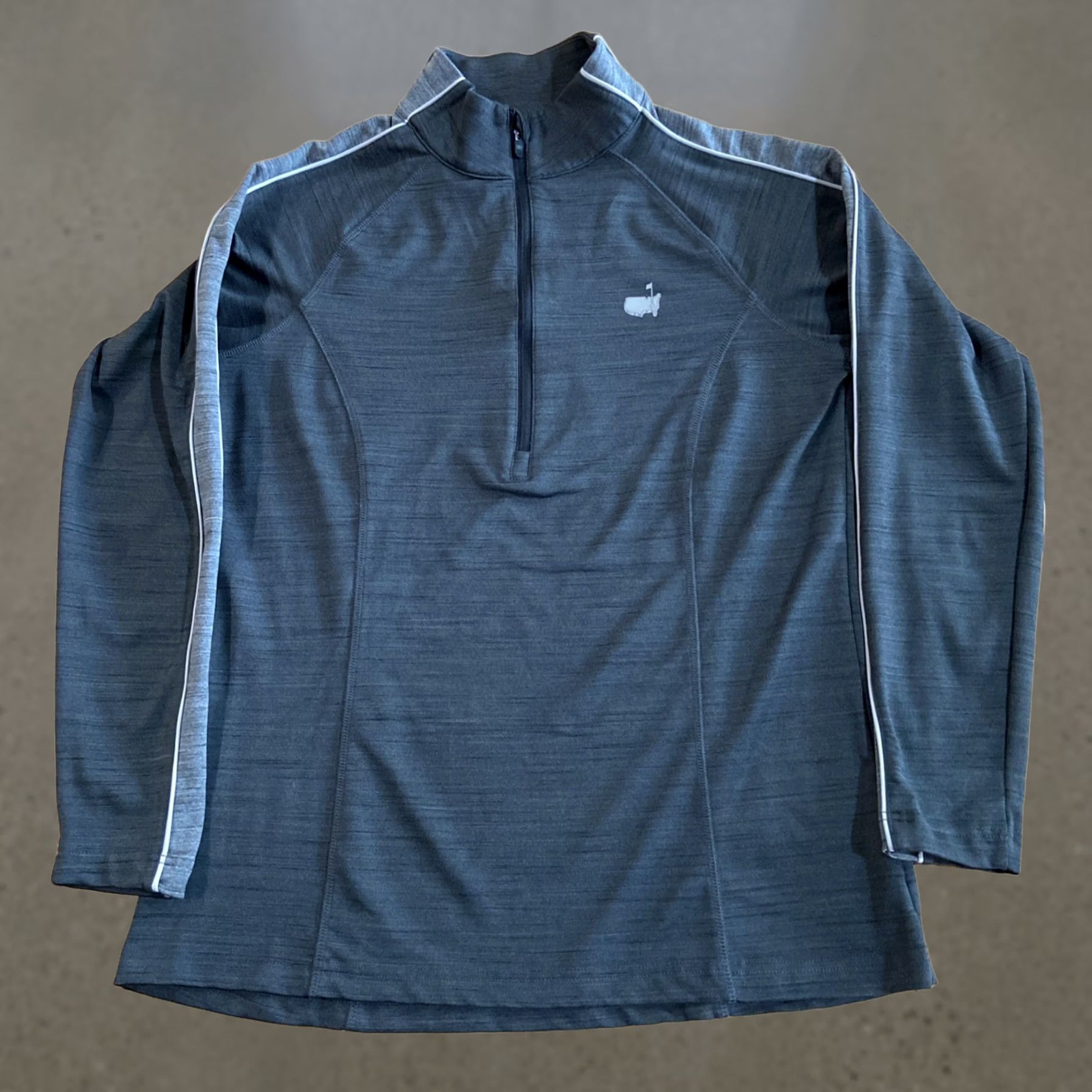Vintage Masters Tech Active Jacket Women’s Performance Pullover Augusta 1/4 Zip Gray M Size L / US 10 / IT 46 - 1 Thumbnail