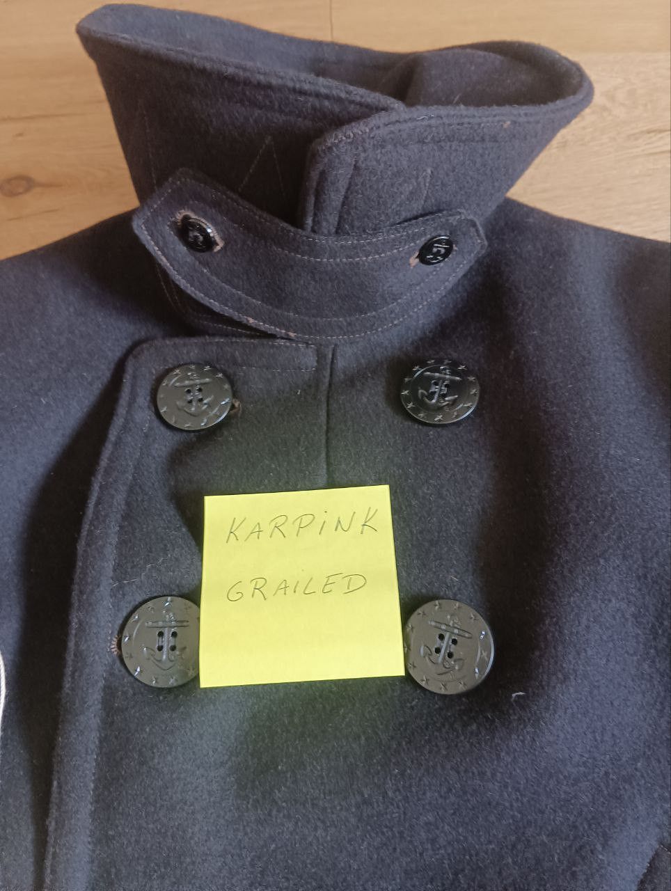 Freewheelers Freewheelers U.S.Navy Overcoat Pea Coat Size38 MINT W/TAGS Size US S / EU 44-46 / 1 - 4 Thumbnail