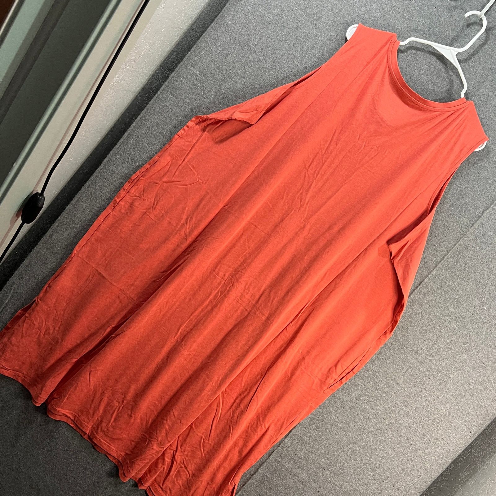 Other AnyBody Cozy Knit Jersey Tank Dress Burnt Sienna Size 4X Size 4XL / US 24-26 - 2 Thumbnail