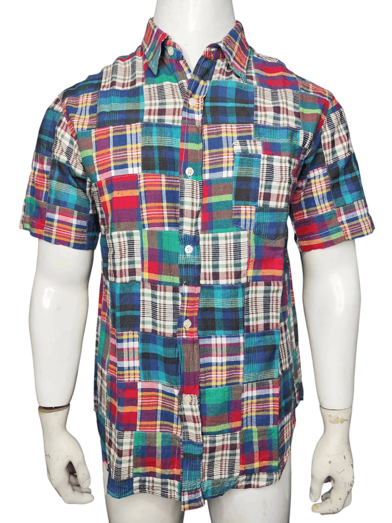 Issey Miyake Vintage issey miyake patch work button up shirt Size US M / EU 48-50 / 2 - 1 Thumbnail
