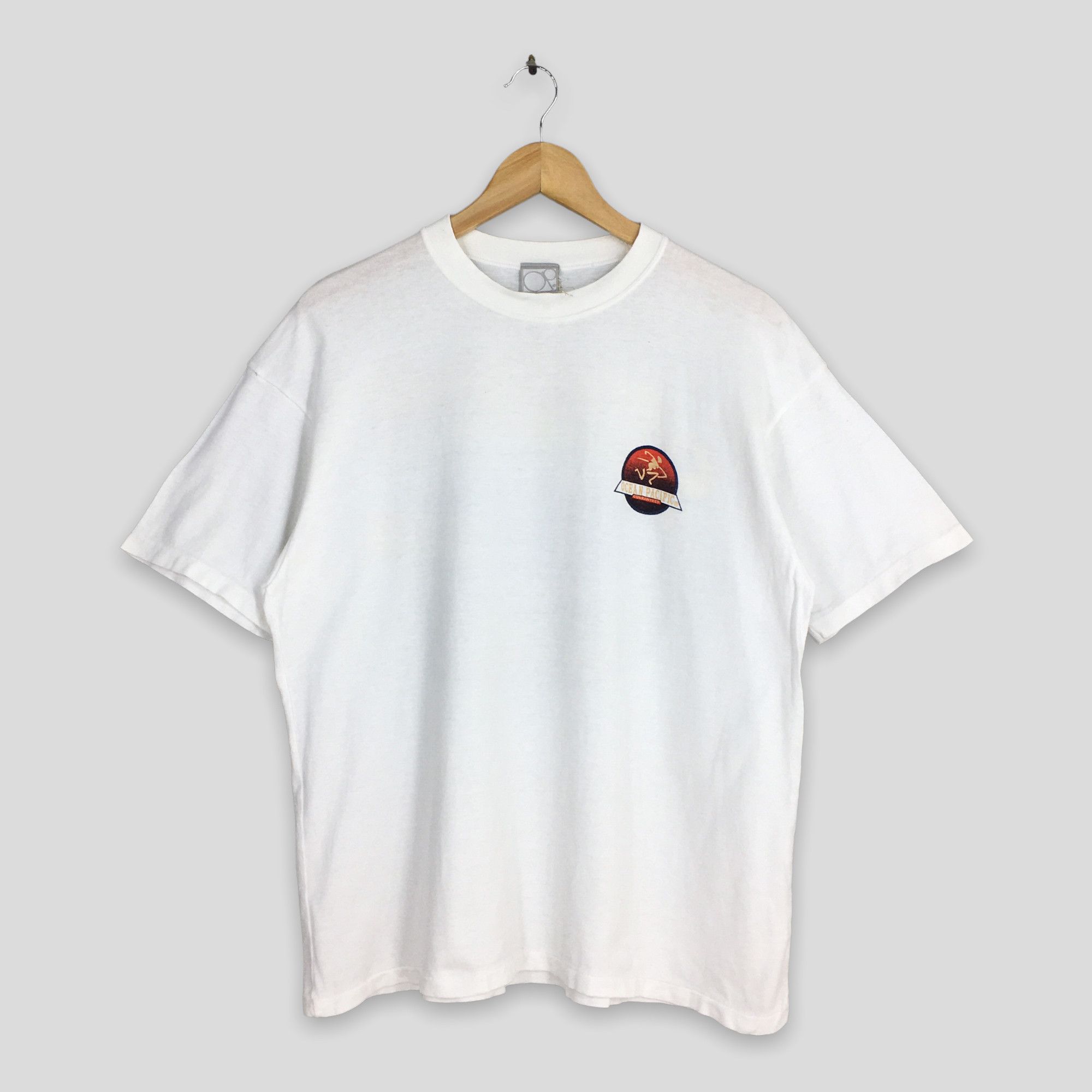 Body Glove × Ocean Pacific × Vintage Vintage 90's Ocean Pacific Surfer White T shirt Medium Size US M / EU 48-50 / 2 - 3 Thumbnail