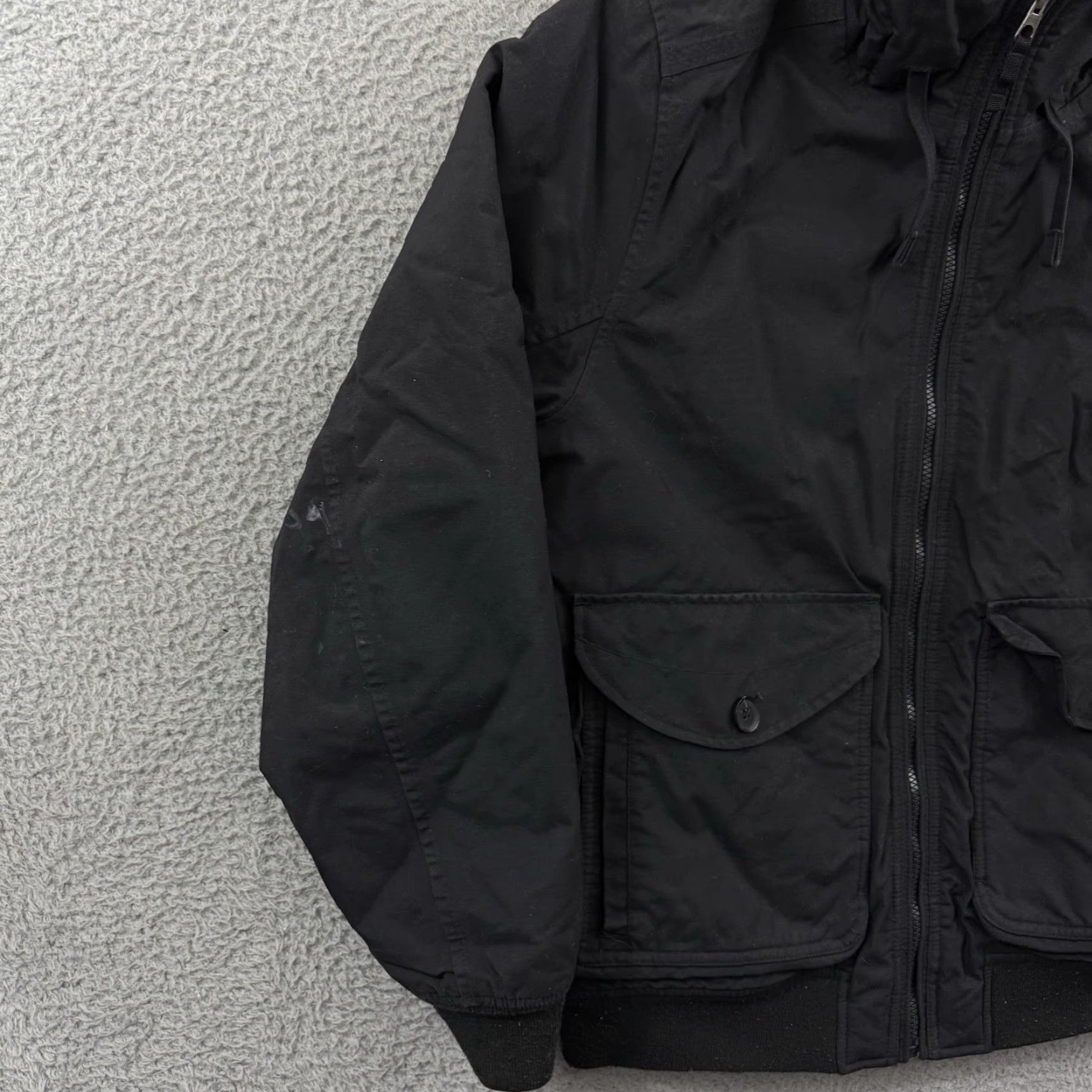 Timberland VINTAGE Timberland Jacket Mens Large Black Waterproof Weathergear Hood Outdoor Size US L / EU 52-54 / 3 - 4 Thumbnail