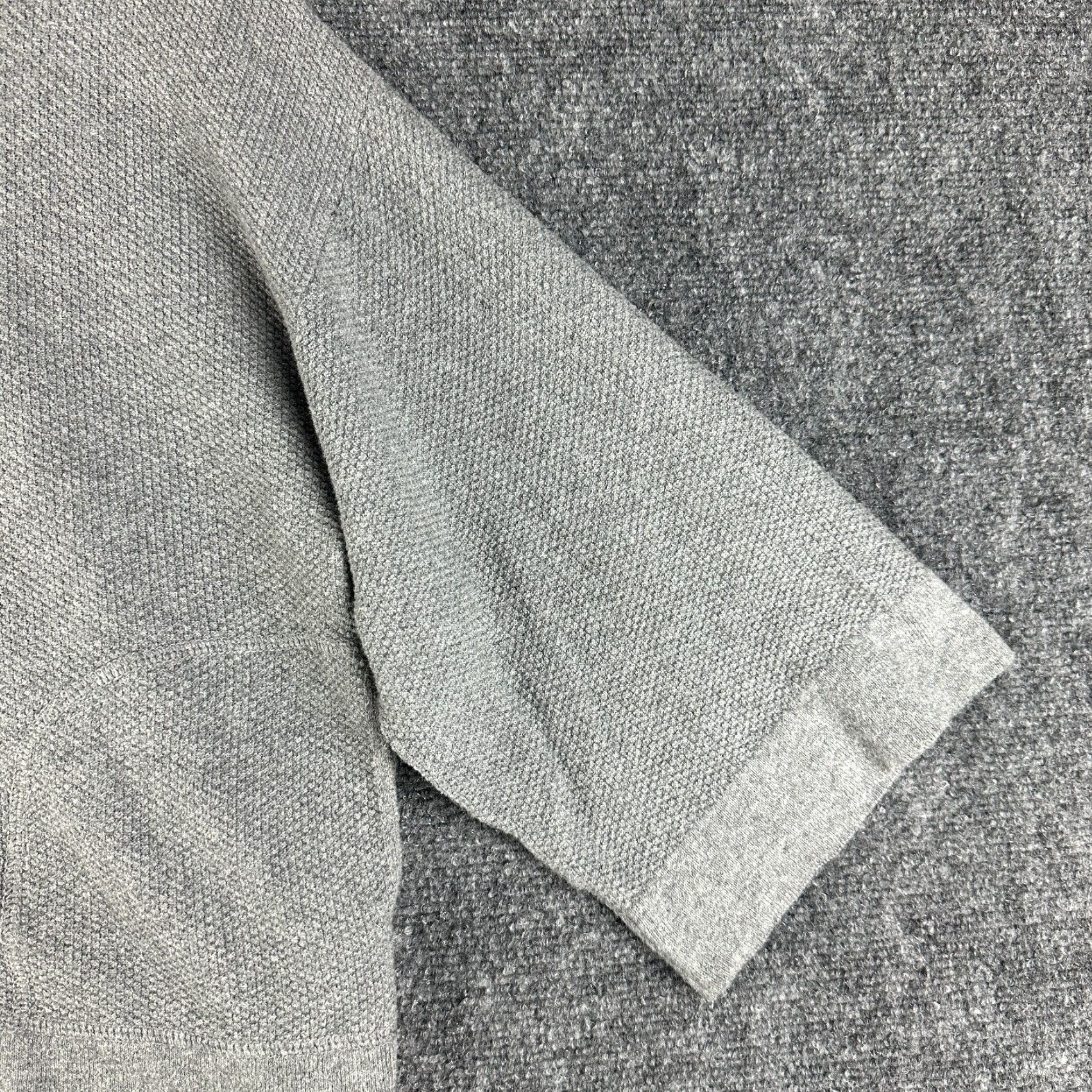 J. Jill J Jill Sweater Womens Medium Petite Gray Knit Pullover 3/4 Sleeve Boxy Size M / US 6-8 / IT 42-44 - 3 Thumbnail