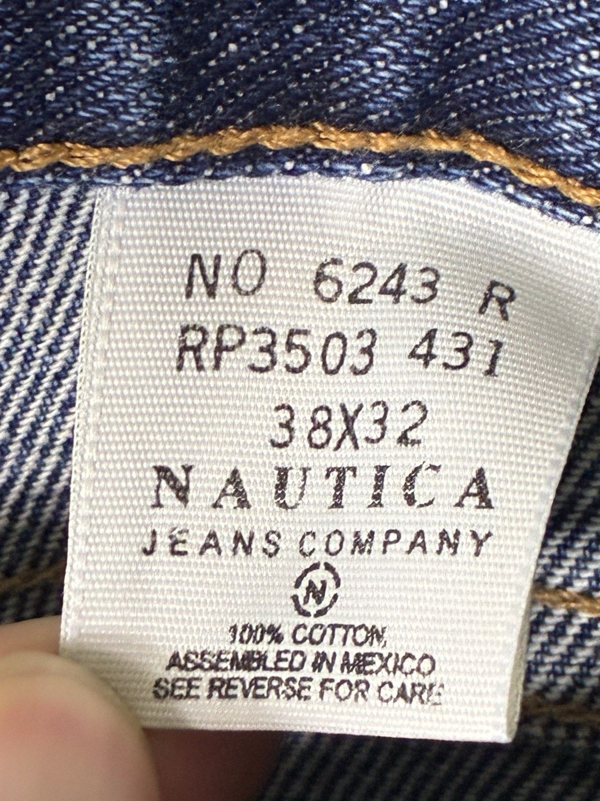 Nautica Vintage Nautica Mid Wash Blue Mens 38x32 Relaxed Fit Baggy Size US 38 / EU 54 - 4 Thumbnail