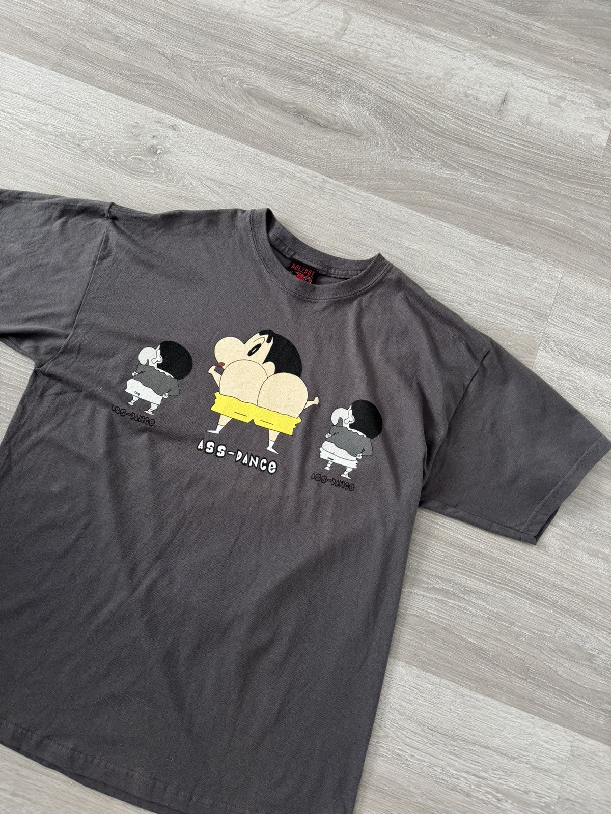Vintage Vintage Crayon Shin-chan "Ass-Dance" t-shirt Shinnosuke 90s Size US L / EU 52-54 / 3 - 2 Thumbnail