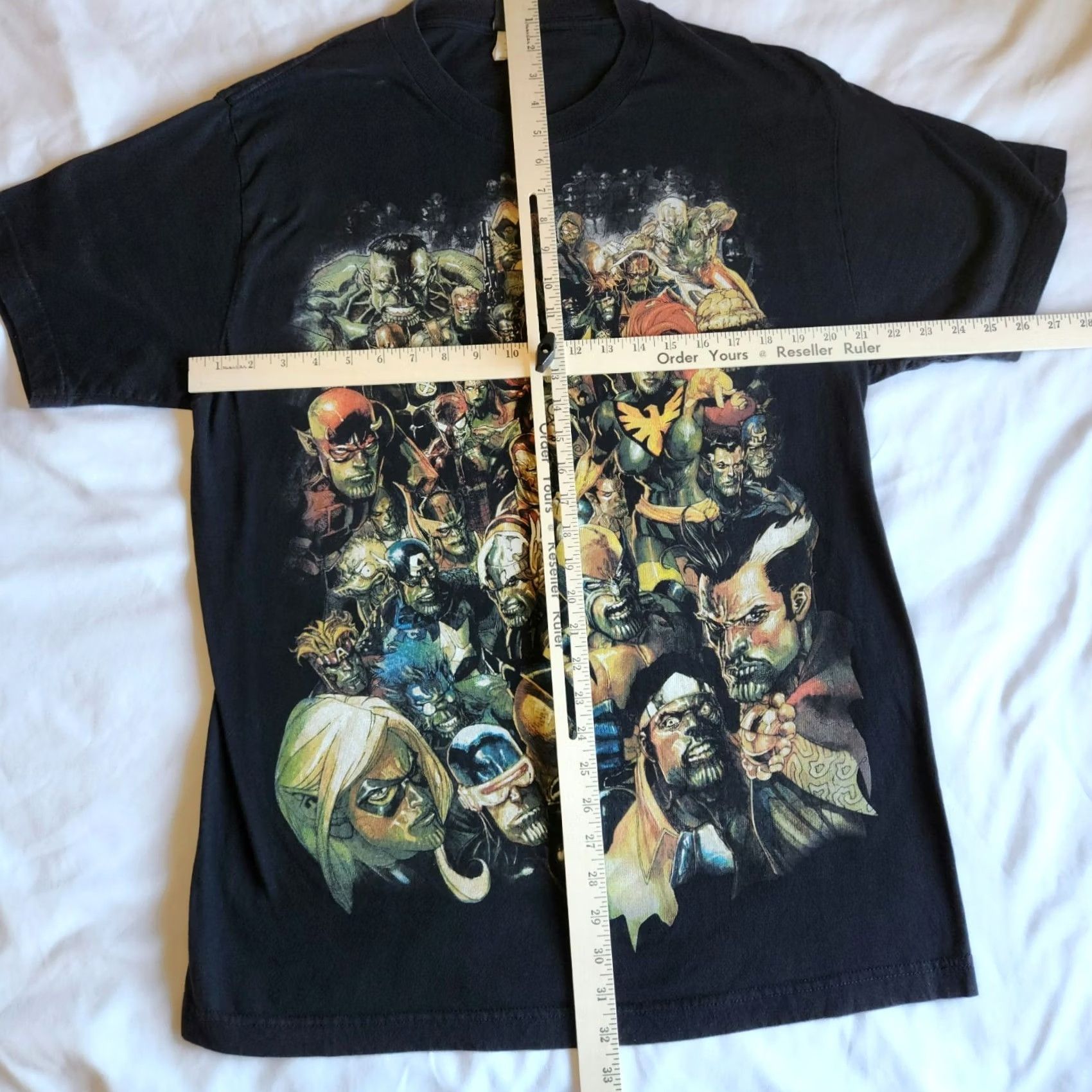 Vintage VINTAGE Marvel T-Shirt Men L Black Short Sleeve Crew Neck Graphic Thanos Avengers Superhero Y2K Mad Engine 2000s Size US L / EU 52-54 / 3 - 5 Thumbnail