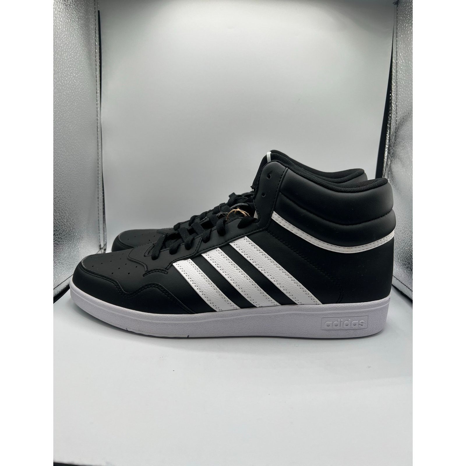 Adidas Adidas Hoops 4.0 Mid “Black White” size 13 men’s Size US 13 / EU 46 - 1 Thumbnail