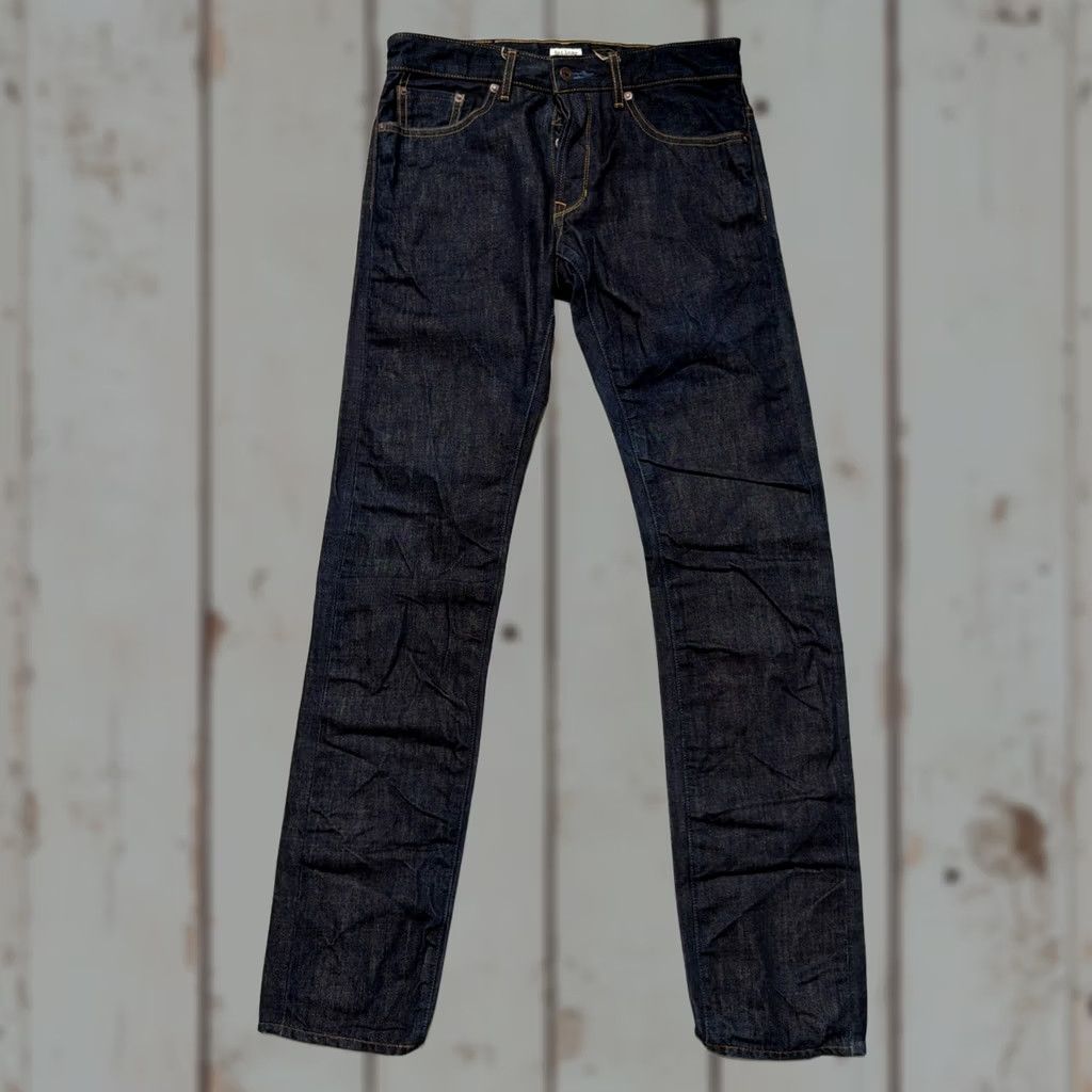 Railcar Fine Goods Railcar Fine Goods x Jiberish Selvedge Denim Dark Blue Jeans Made USA 30 Mens Jeans 30 Blue Indigo USA Collaboration Workwear Heritage 90s Style Size US 30 / EU 46 - 1 Thumbnail