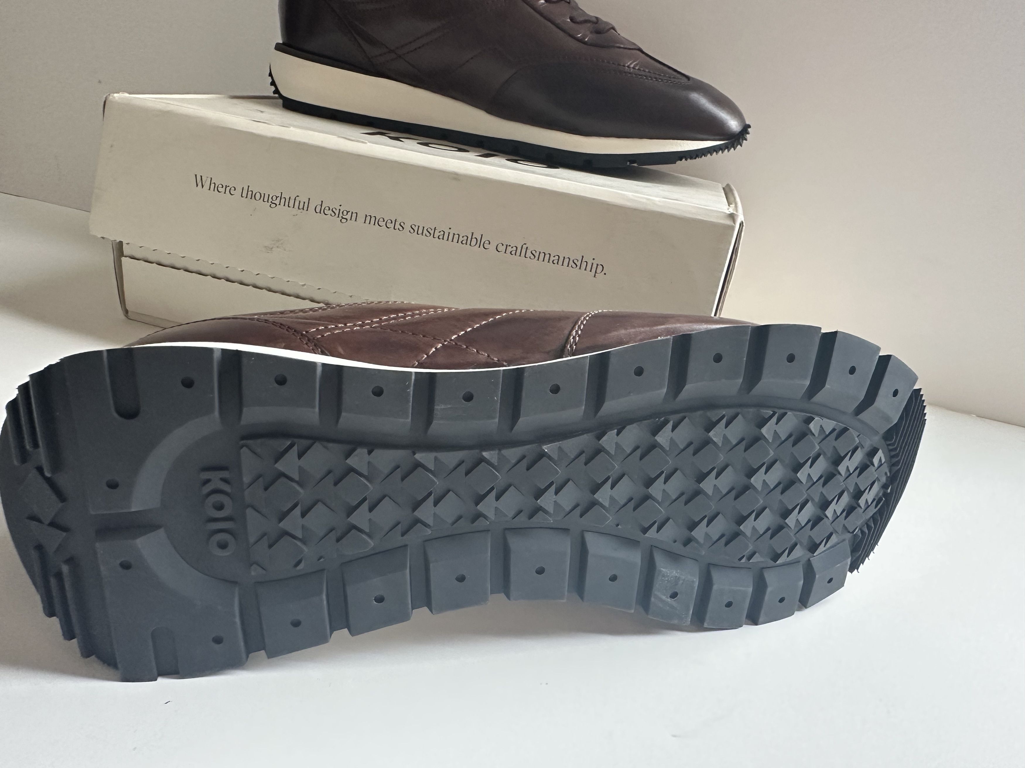 Koio Koio Retro Runners - Mocha - Size 47/US 14 (NIB) Size US 14 / EU 47 - 9 Thumbnail