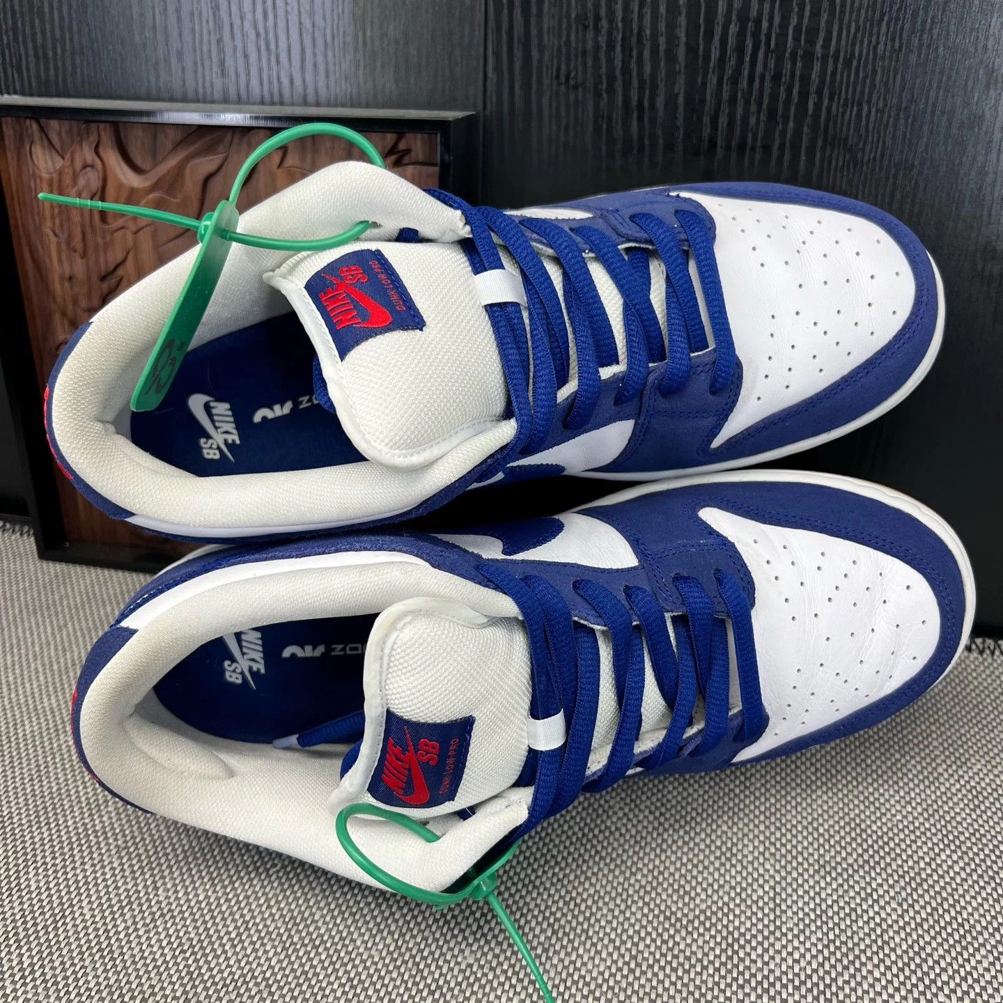 Nike Nike Dunk SB Low White Blue LA Size 45 Size US 12 / EU 45 - 5 Thumbnail