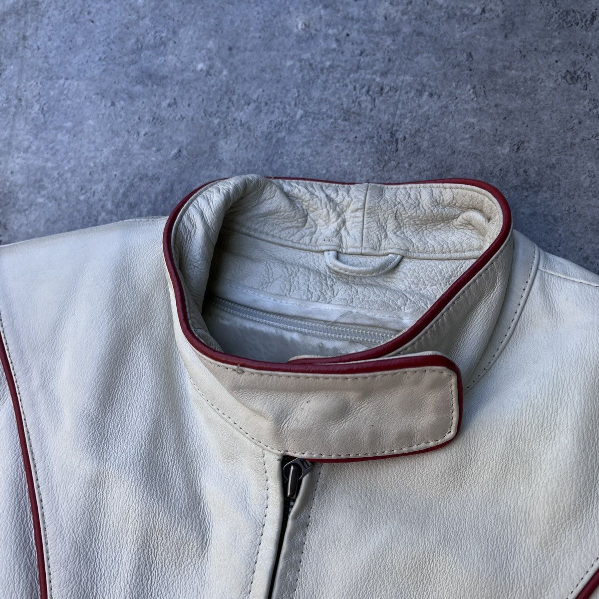 Alpinestars Vintage Damu Leather Genuine Jacket Moto NASCAR Y2k Hype Size M / US 6-8 / IT 42-44 - 7 Thumbnail