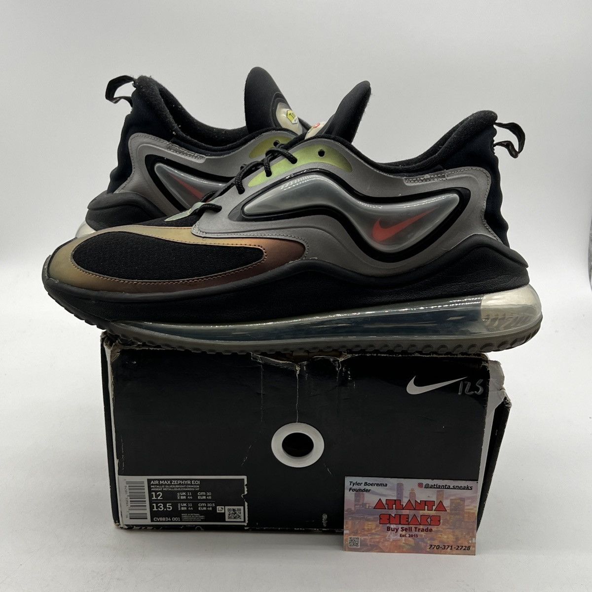 Nike Air max zephyr evolution of icon Size US 12 / EU 45 - 1 Thumbnail