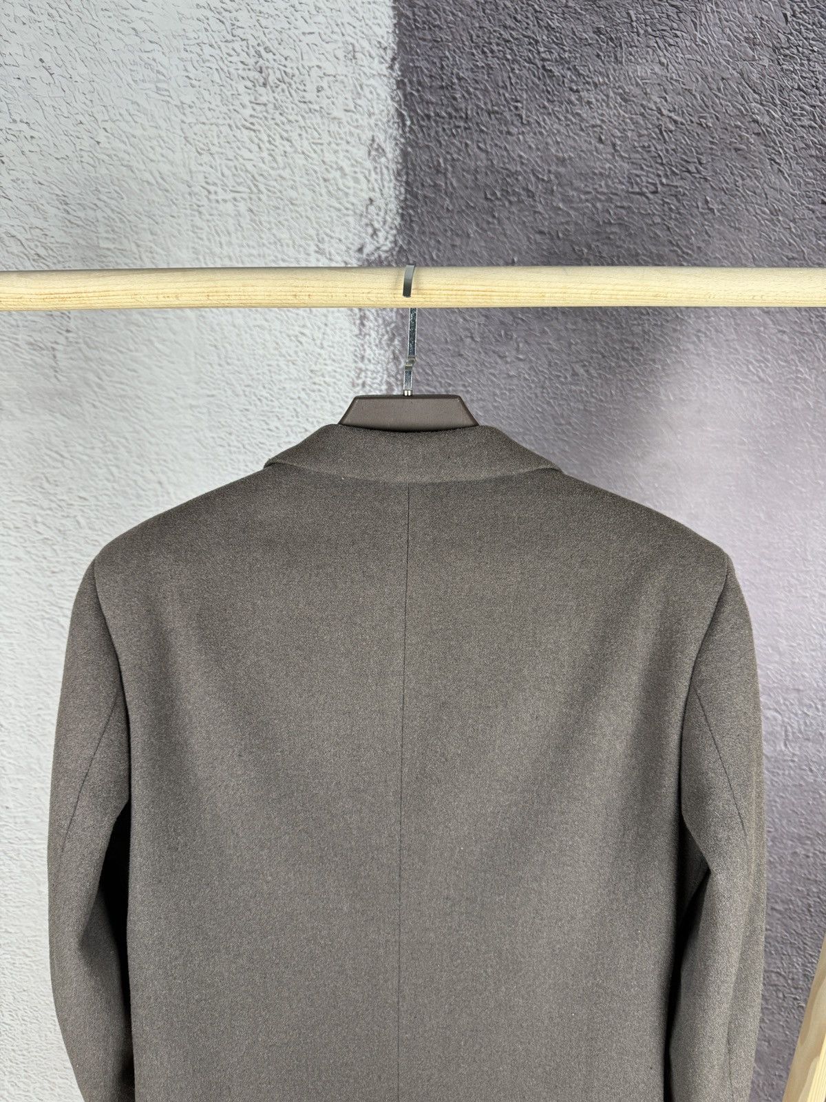 Chevignon CHEVIGNON Coat Men's LARGE Wool Blend Mid Length Brown Grey Size US L / EU 52-54 / 3 - 14 Thumbnail